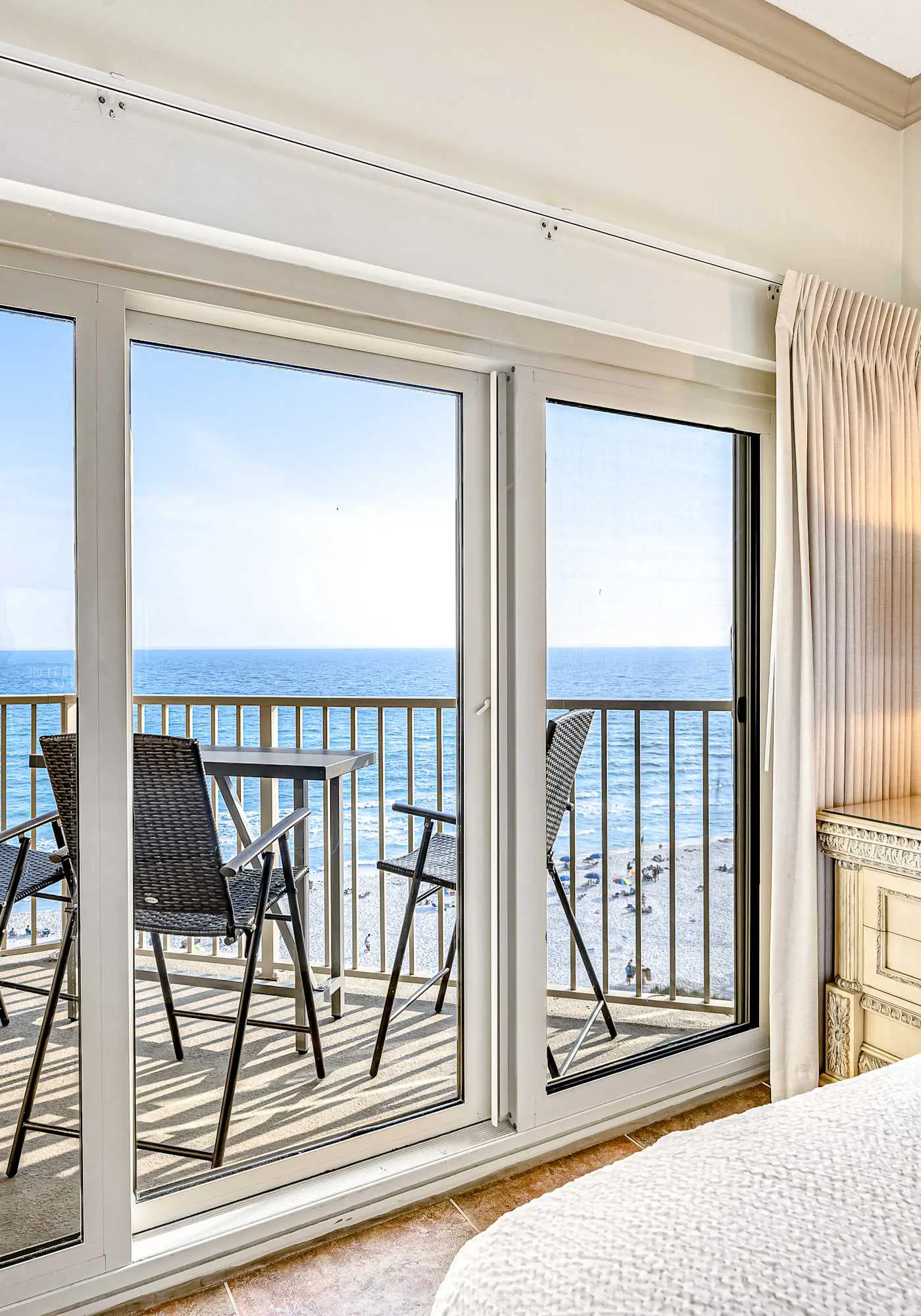2BR beachfront villa with Gulf views