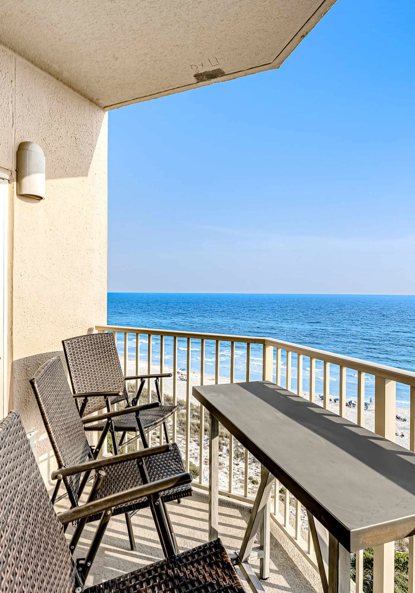 2BR beachfront villa with Gulf views