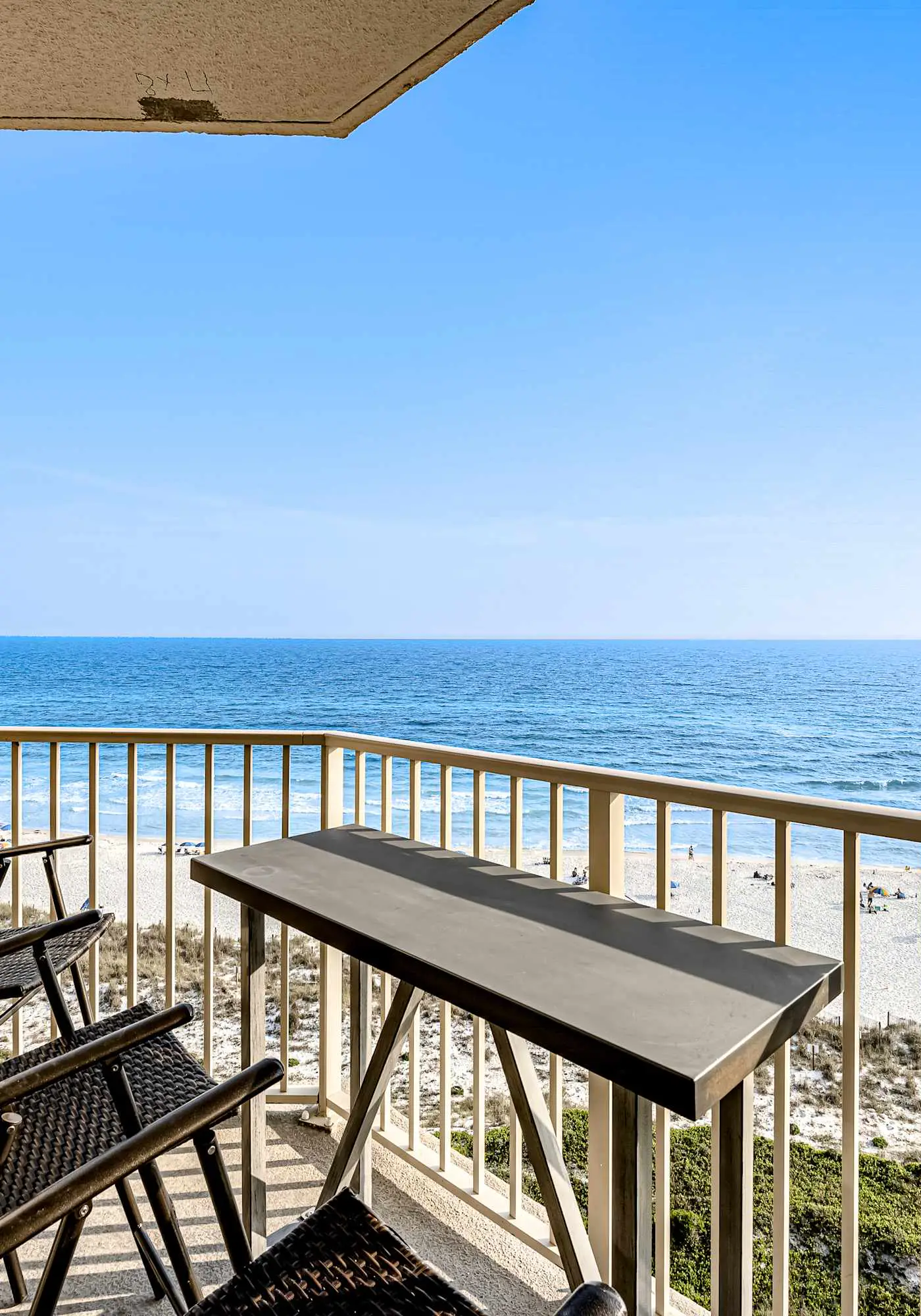 2BR beachfront villa with Gulf views