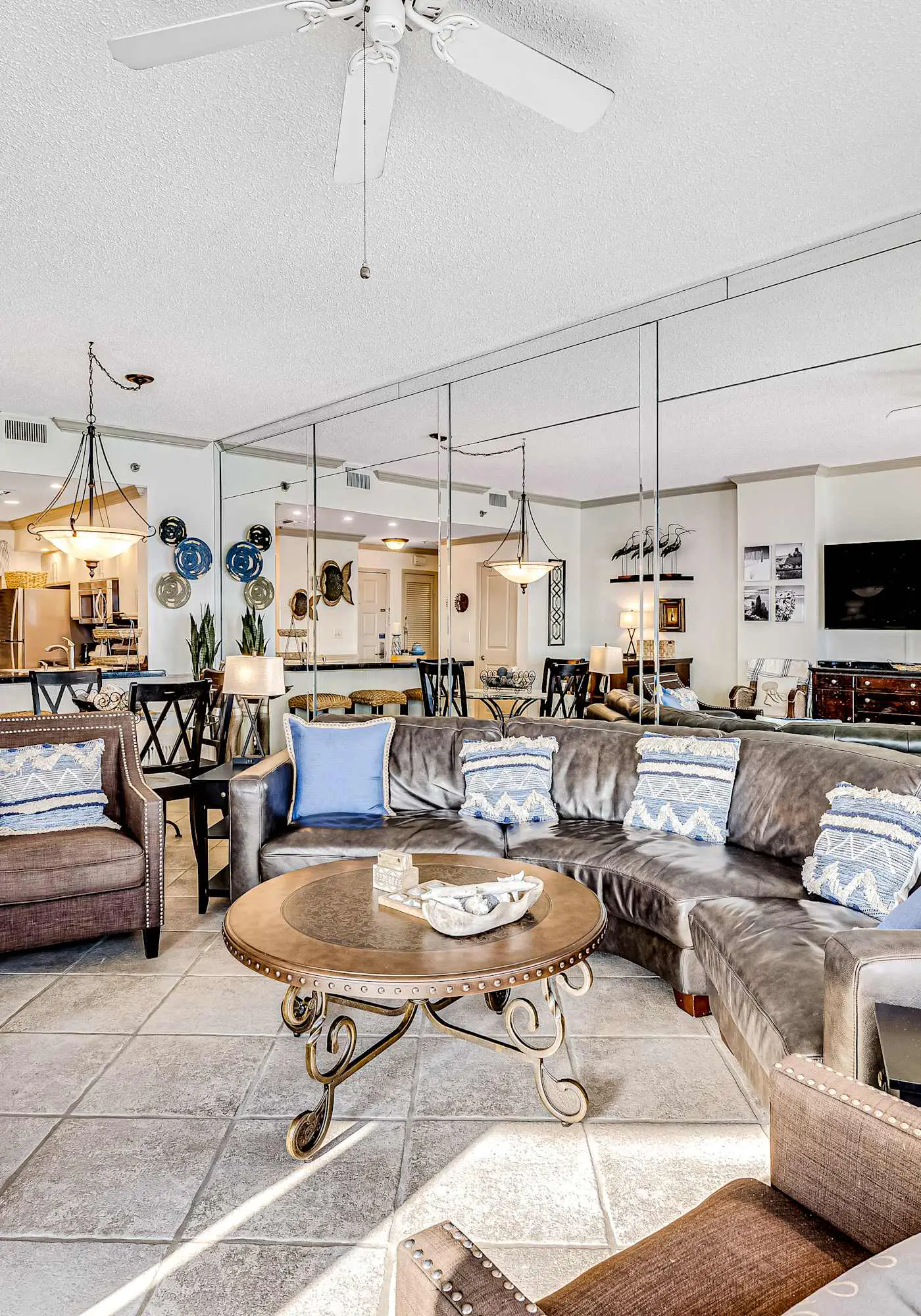 2BR beachfront villa with Gulf views
