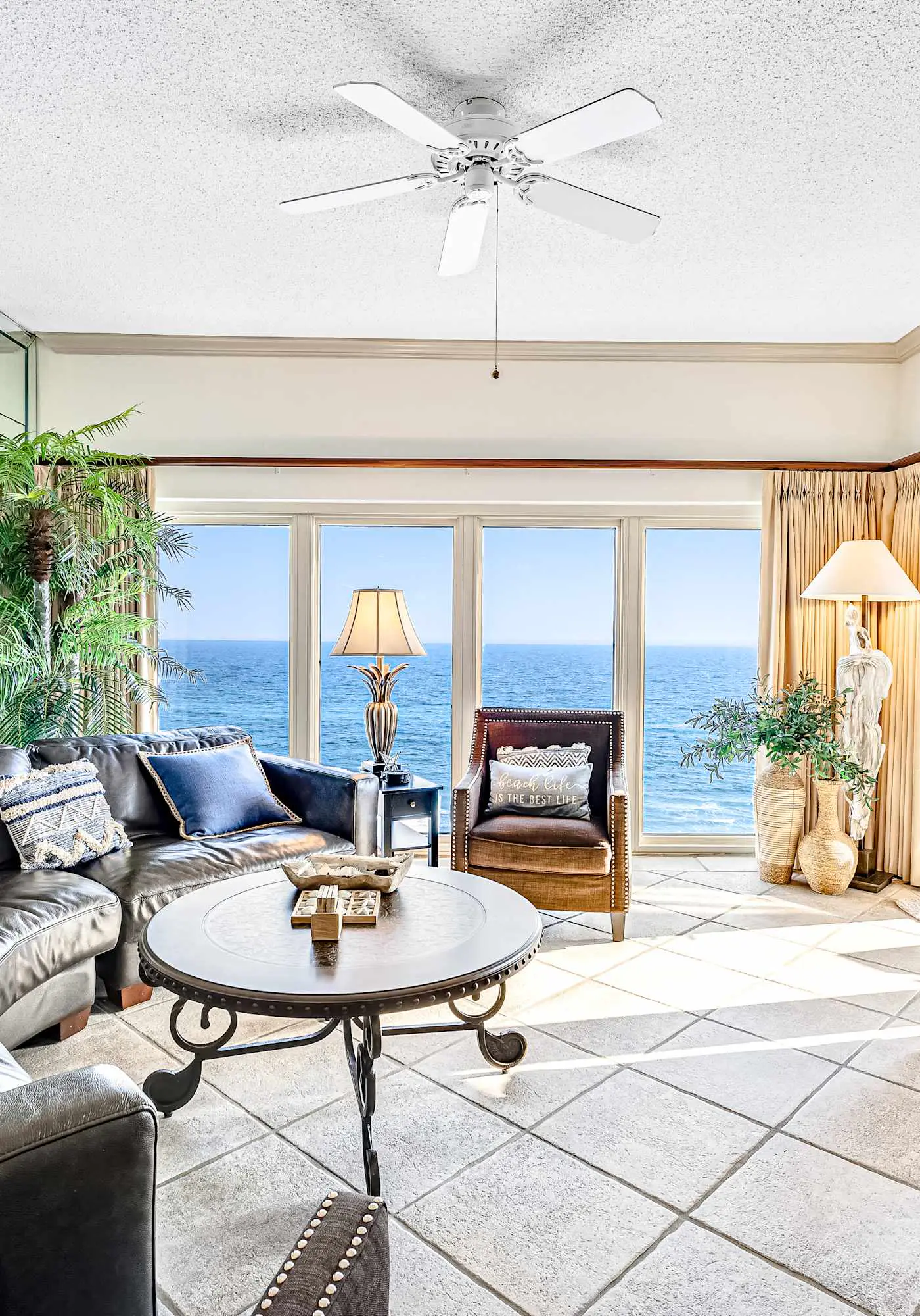 2BR beachfront villa with Gulf views