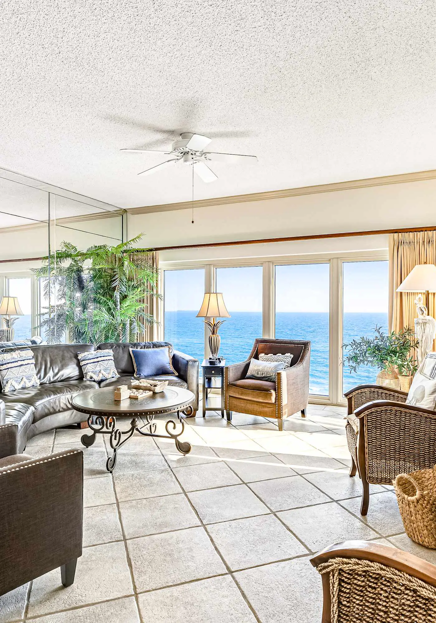 2BR beachfront villa with Gulf views