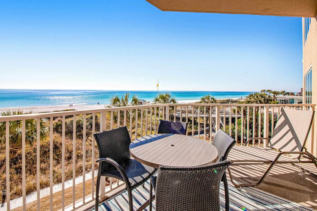 2BR Gulf-front condo w/ private balconies | 2 Bed Miramar Beach