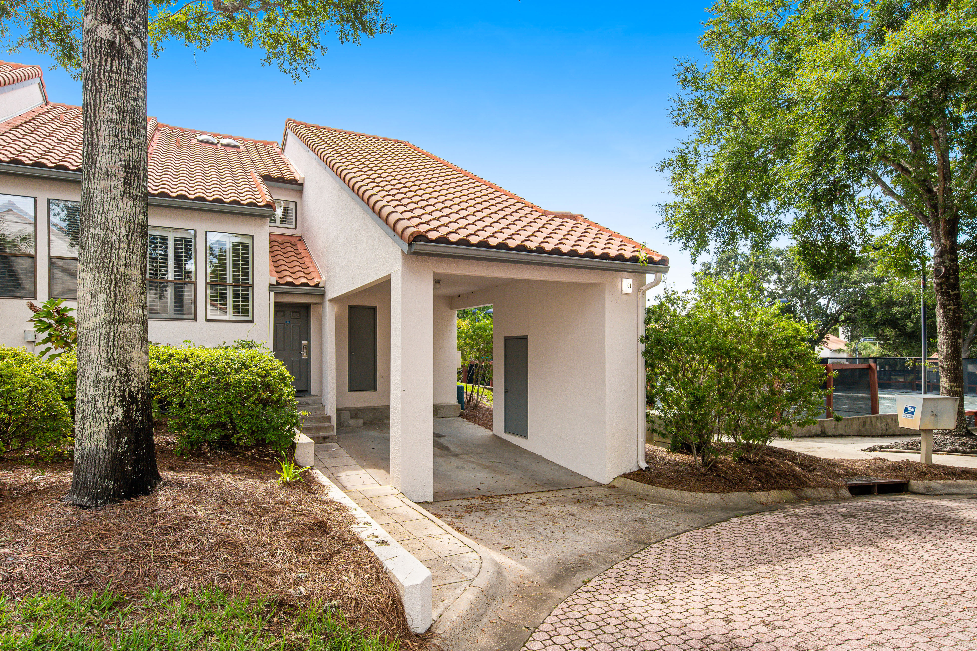 Tennis-View Townhome with Pool and Hot Tub