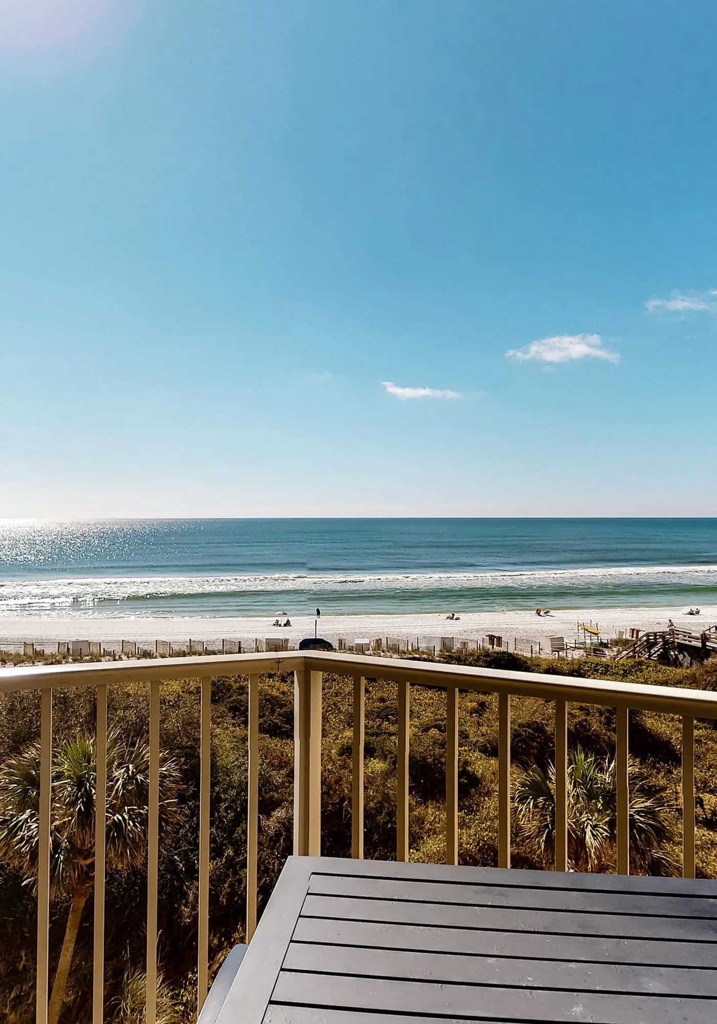 Beachfront condo with Gulf views & private balcony