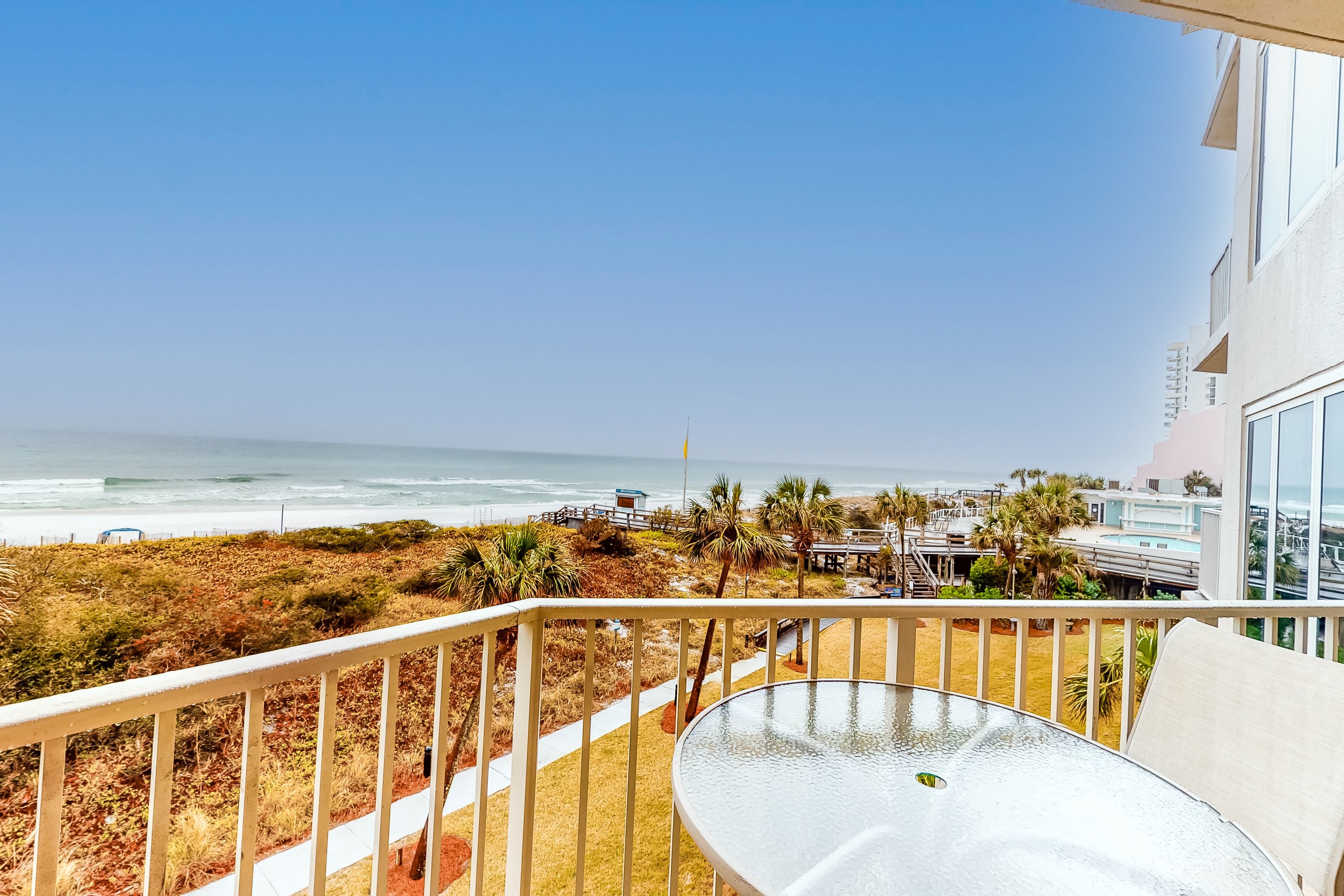 Bright Waterfront Condo with Hot Tub and Pool