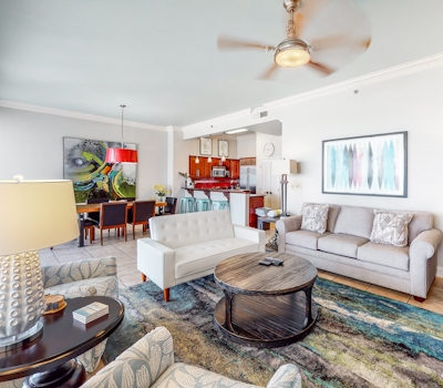 15th-Floor Beachfront Condo with Gulf Views