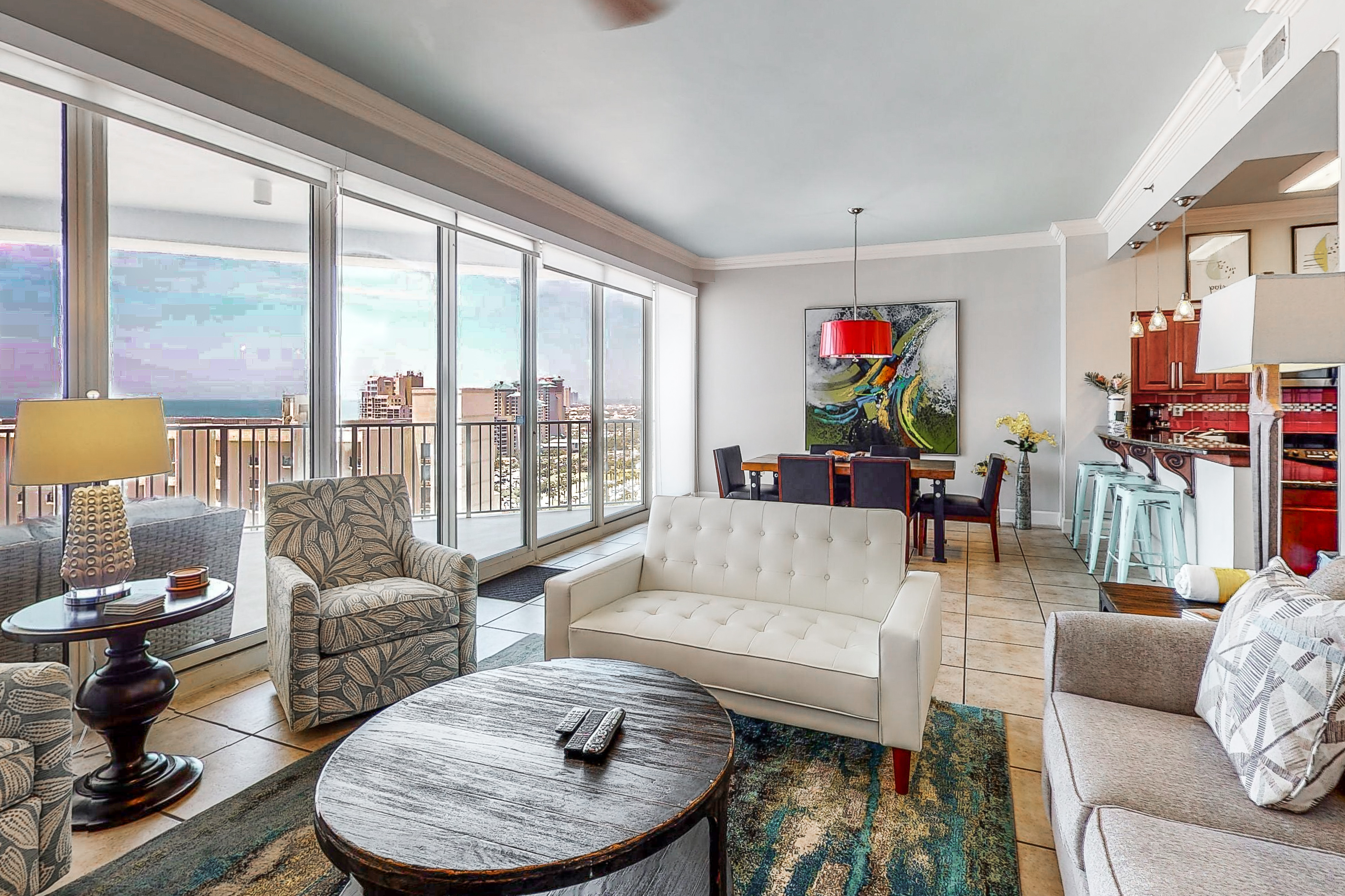 15th-Floor Beachfront Condo with Gulf Views