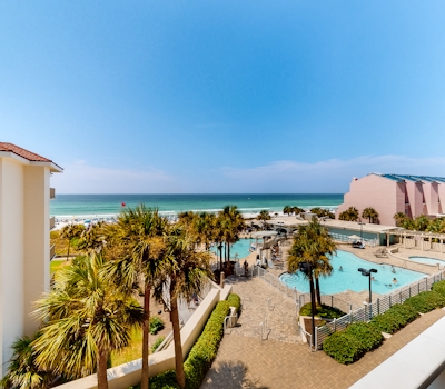 Gulf-Front Condo with Balcony Pools and Tennis