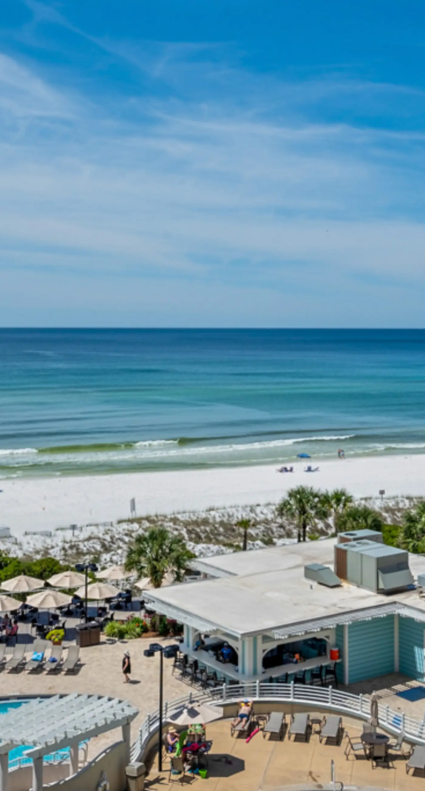 Beachfront condo with Gulf views & pool access