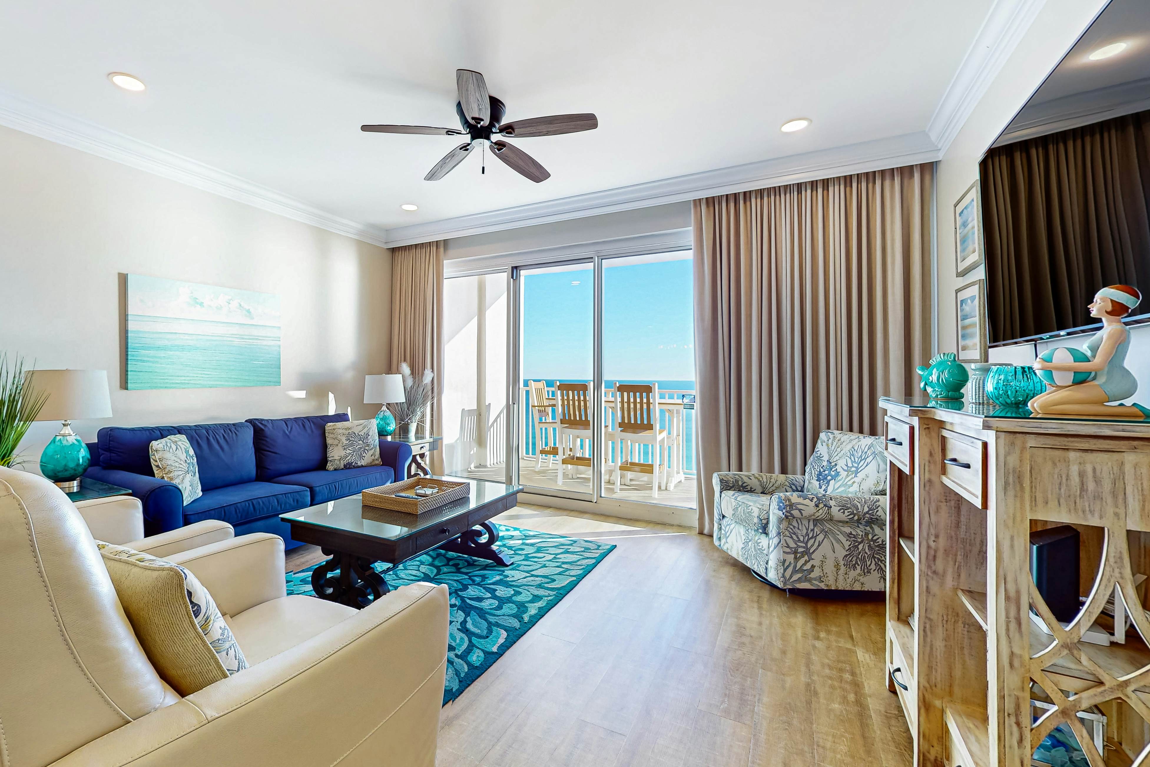 11th-Floor Gulf-Front Condo with Pool and Gym