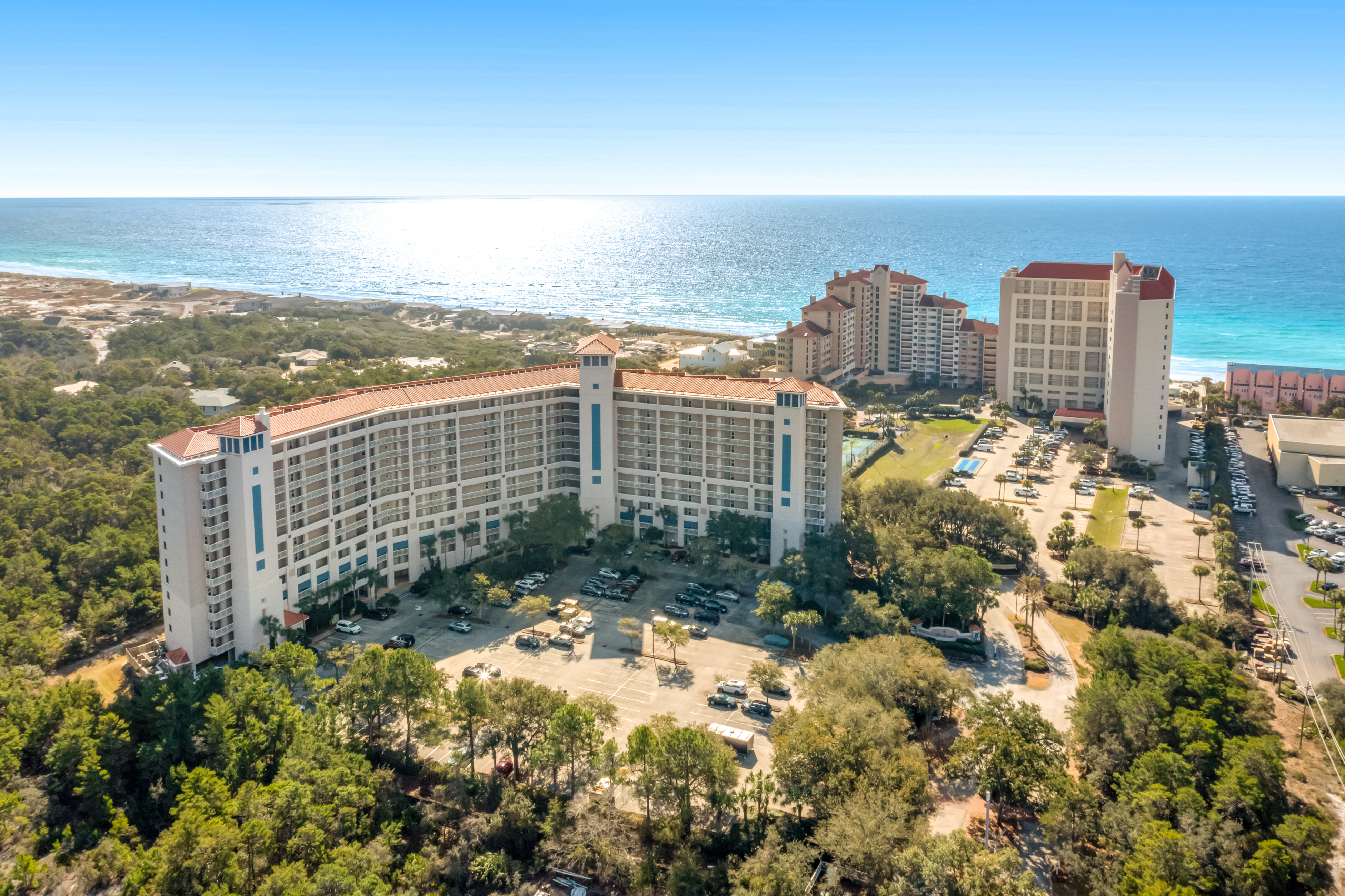 Double Resort Condo with Pools and Beach Tram