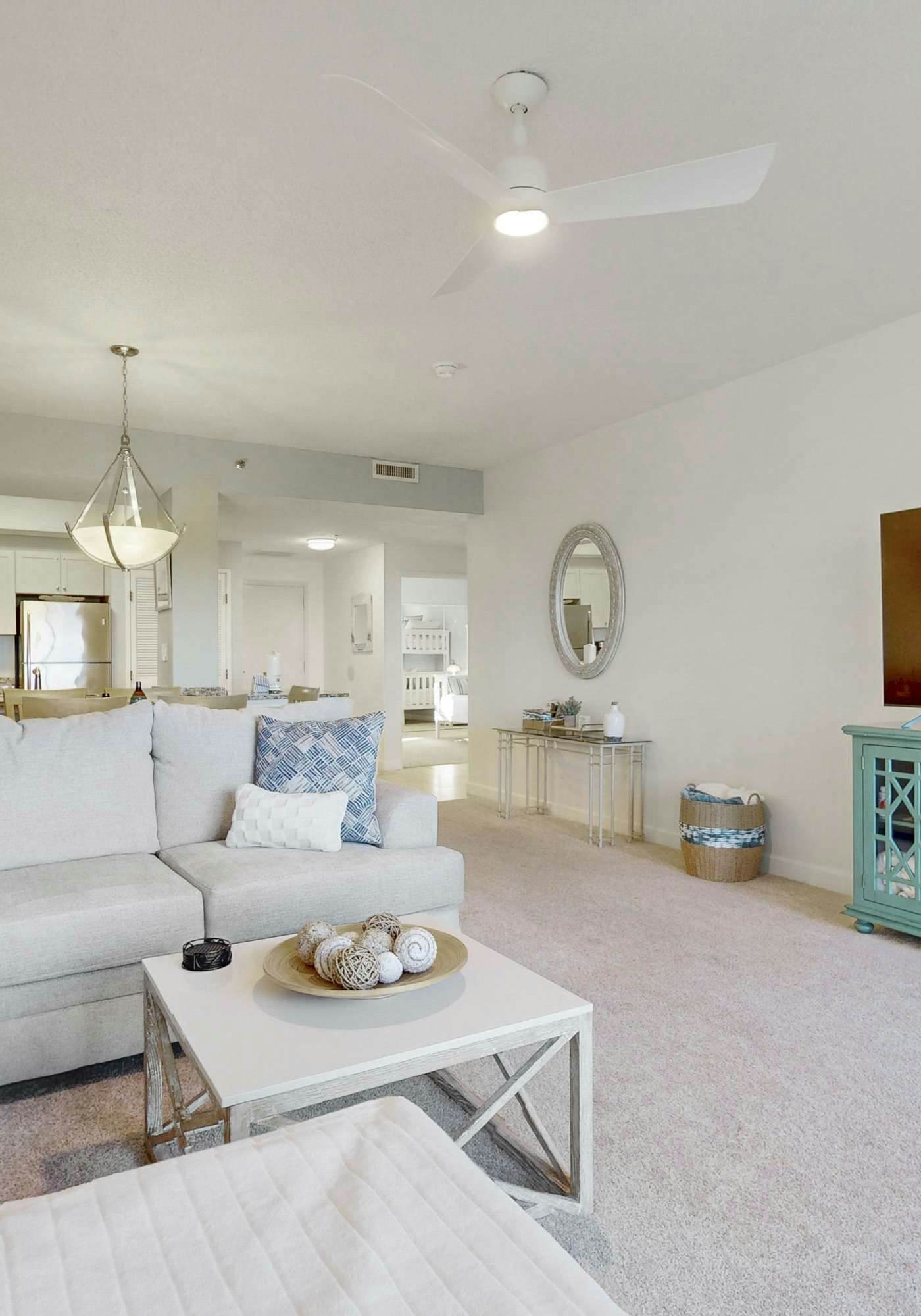 2BR condo with sunrise views, beach access