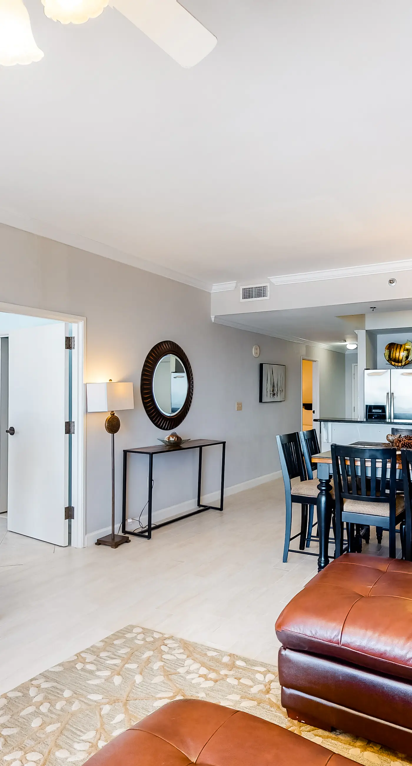 Beachfront condo with Gulf views