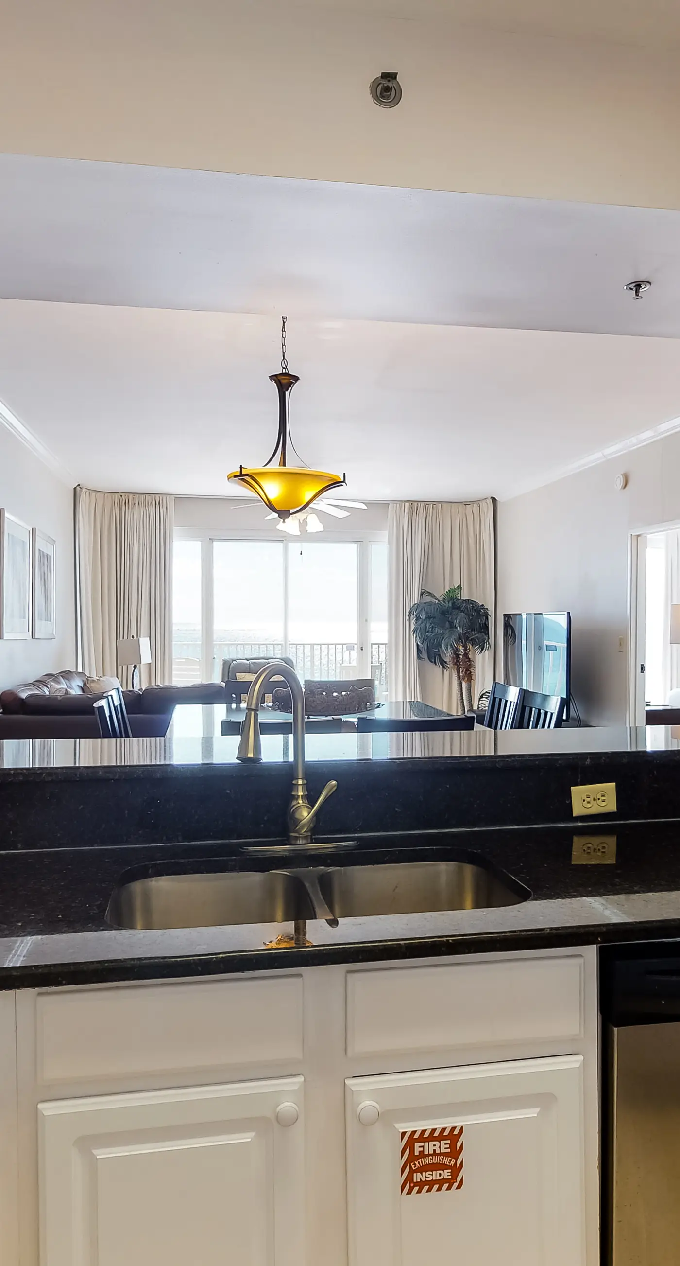 Beachfront condo with Gulf views