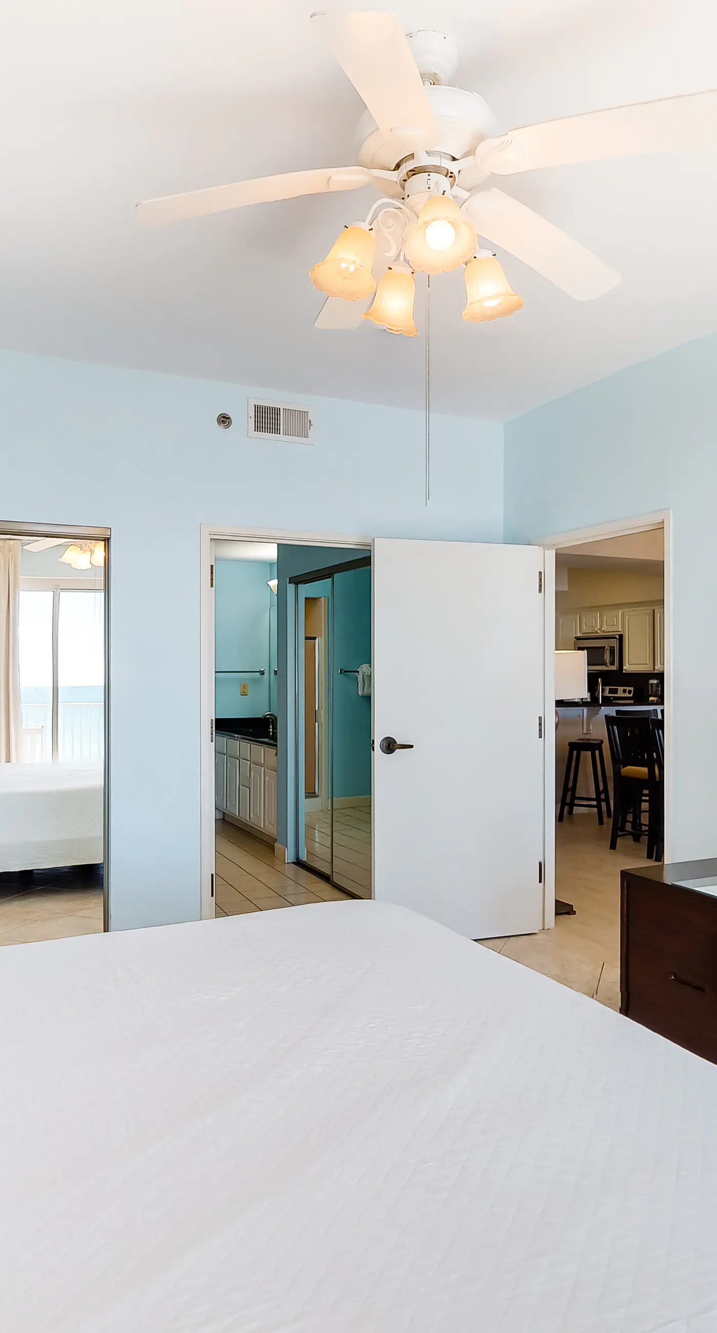 Beachfront condo with Gulf views