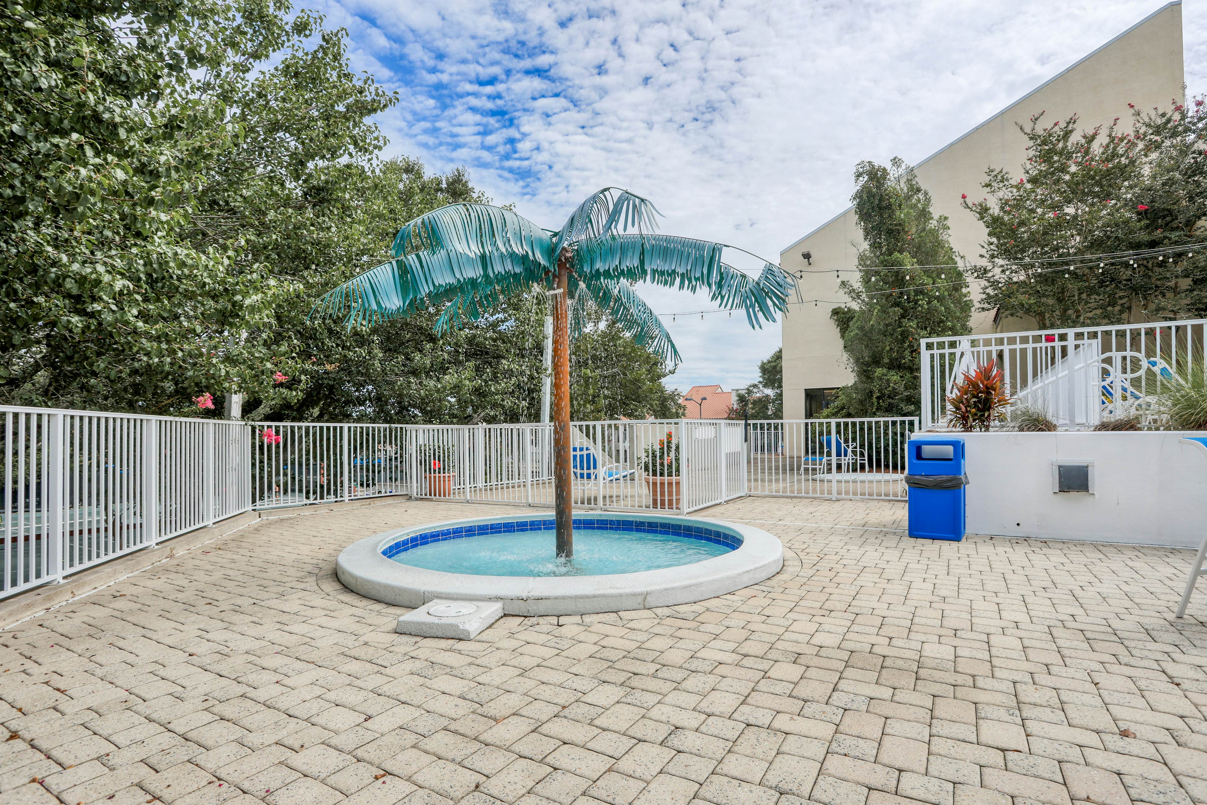 Ground-Floor Condo Near Pool and Beach Tram