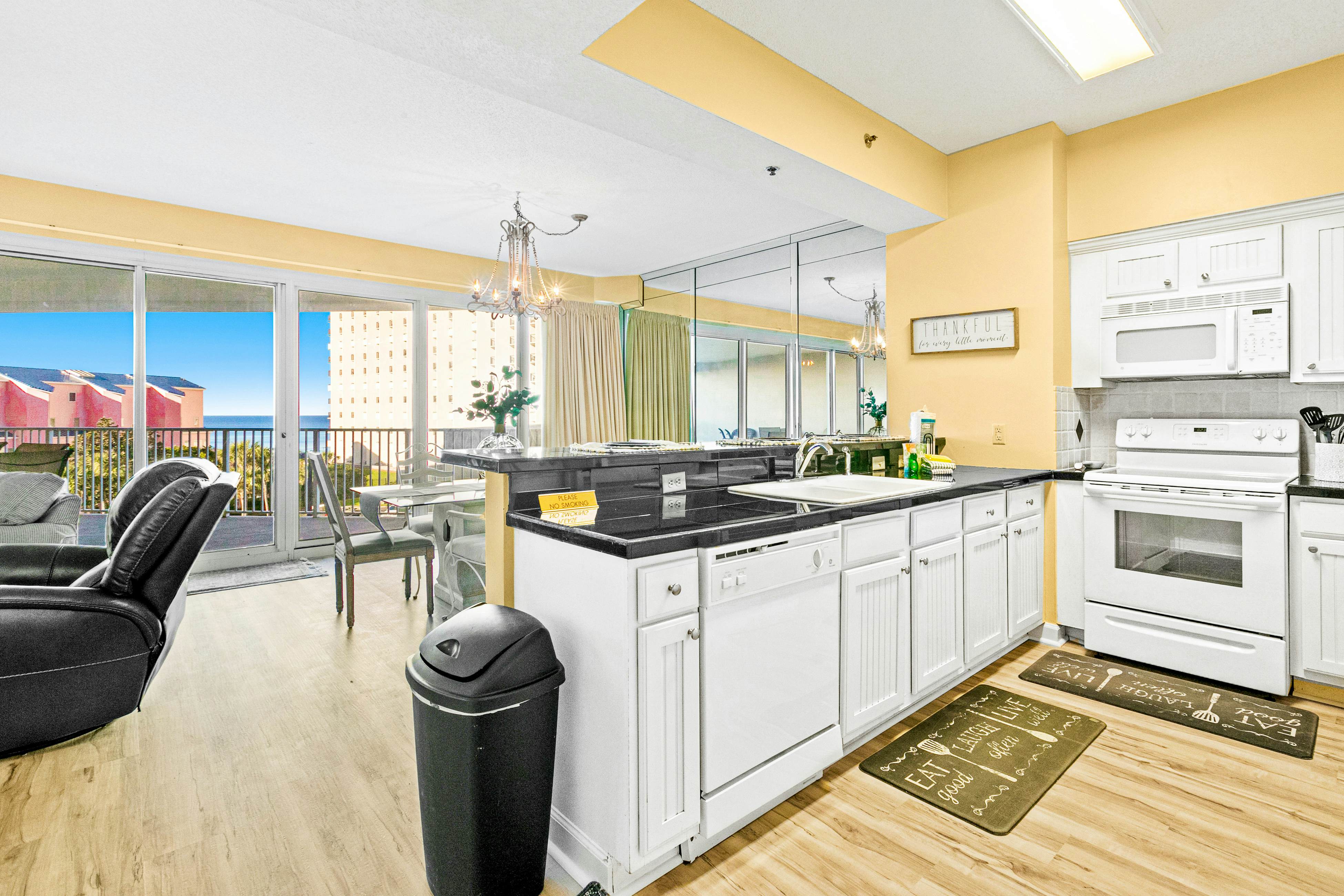 Gulf-Front Condo with Balcony Pools and Tennis