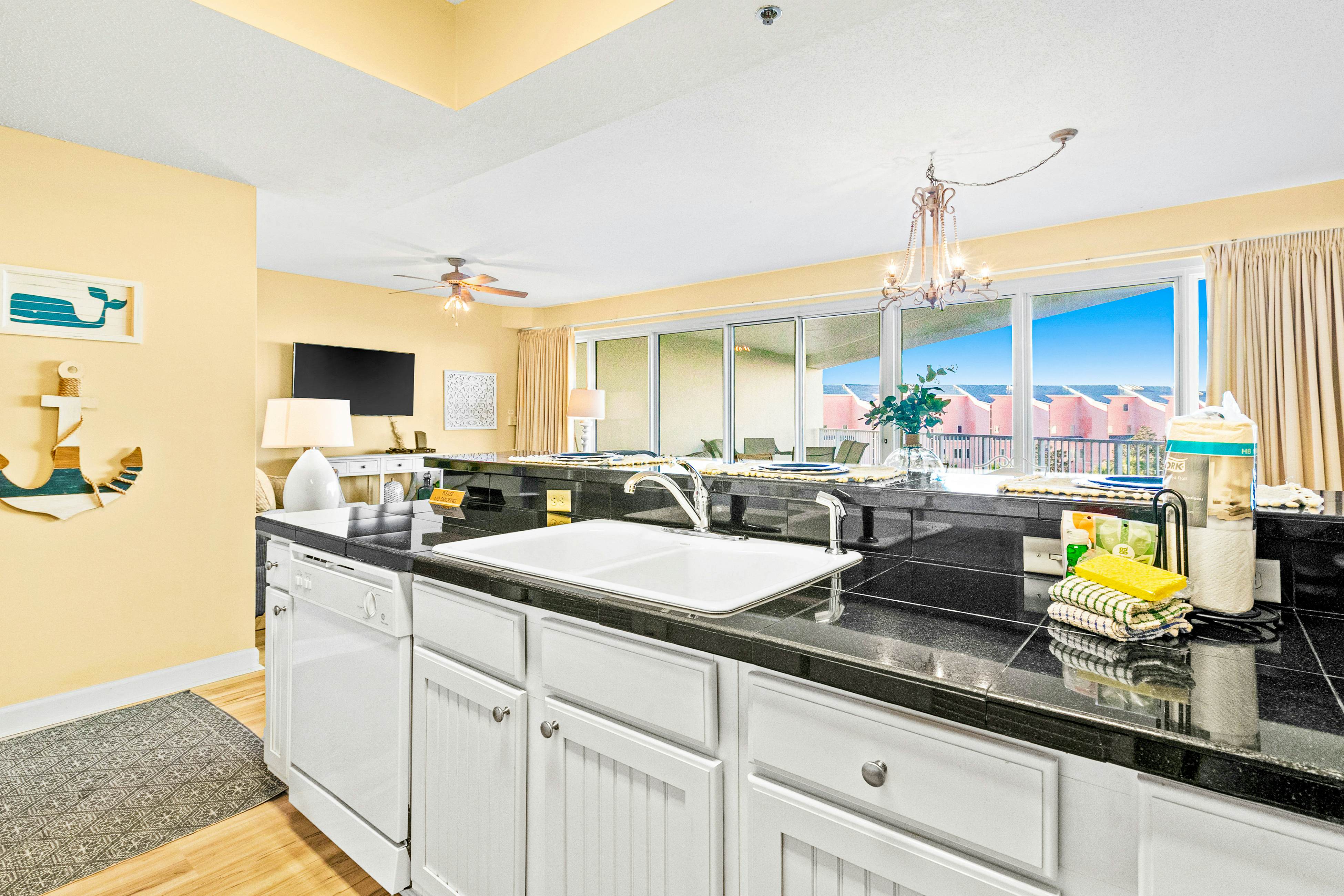 Gulf-Front Condo with Balcony Pools and Tennis