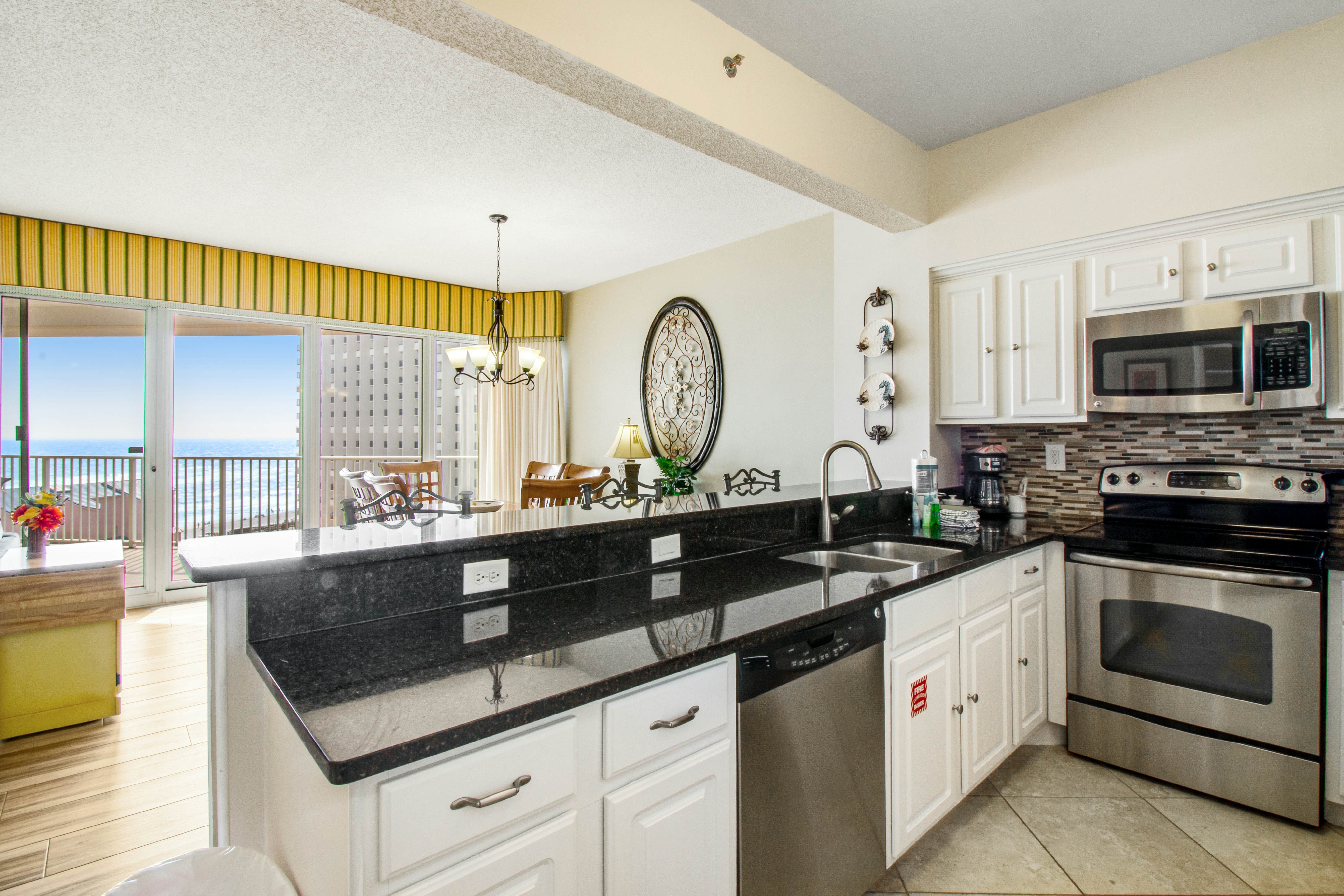 Gulf-Front Condo with Balcony Pools and Gym