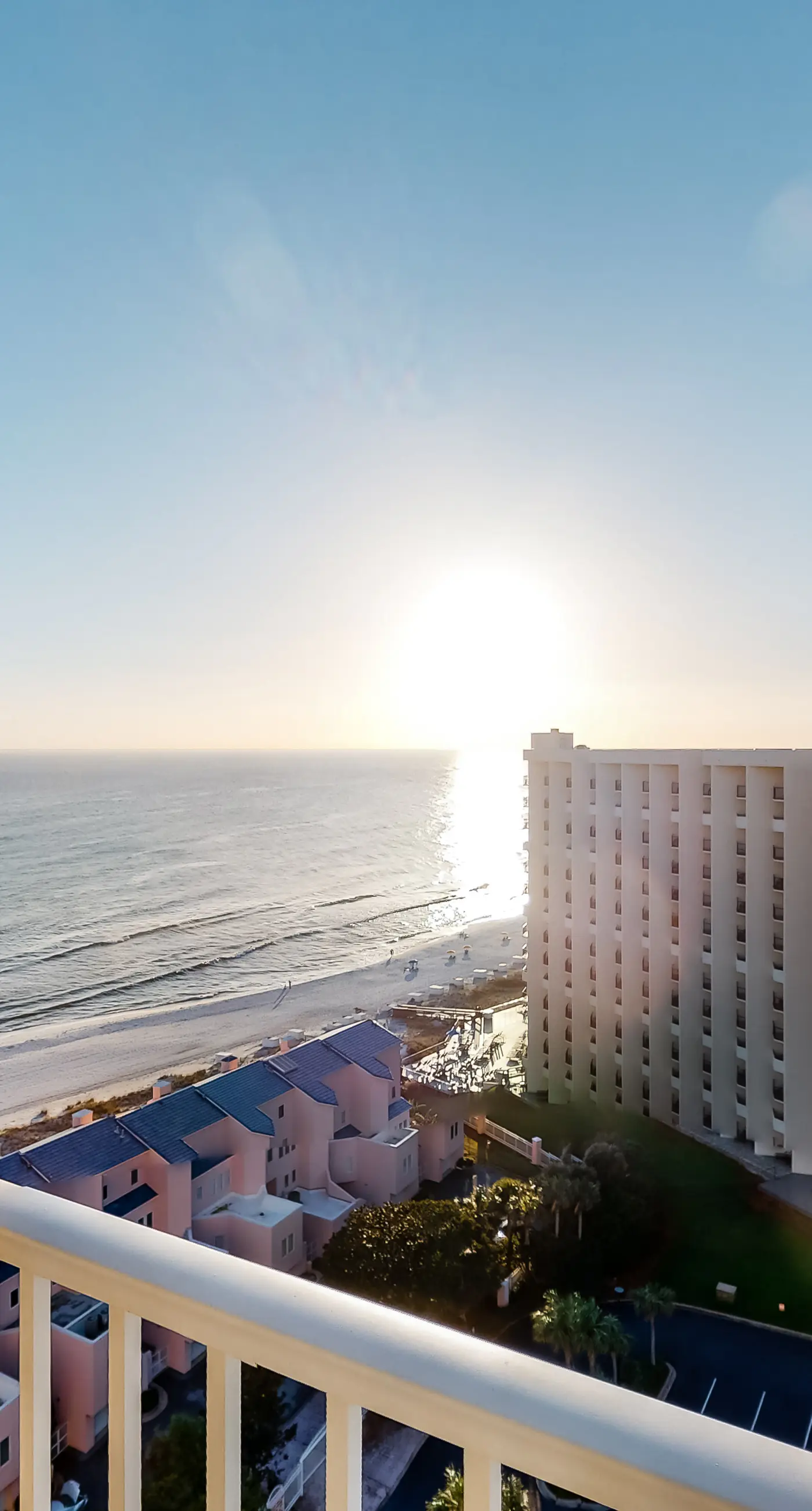 High-Floor Gulf-Front Condo with Balcony