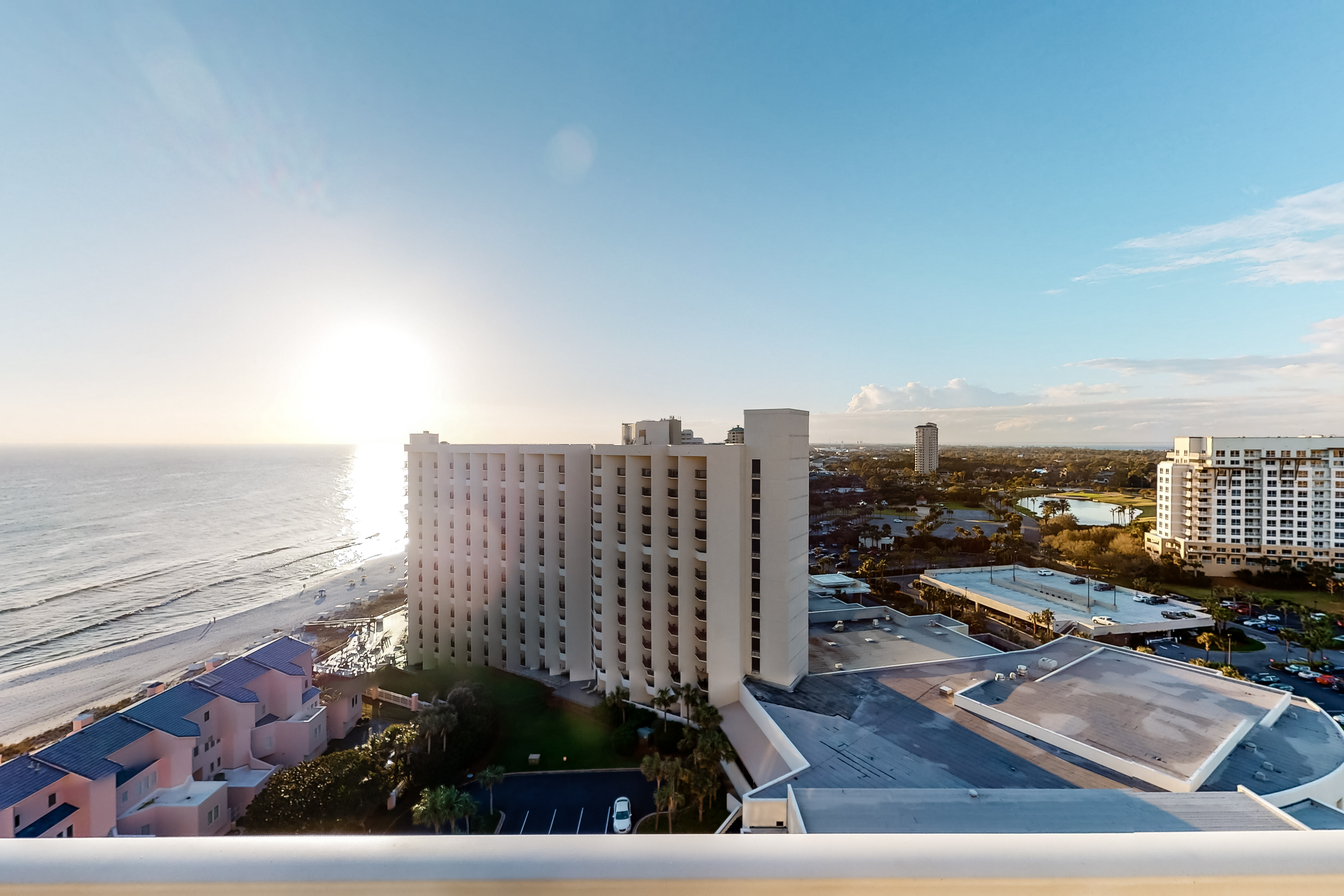 High-Floor Gulf-Front Condo with Balcony