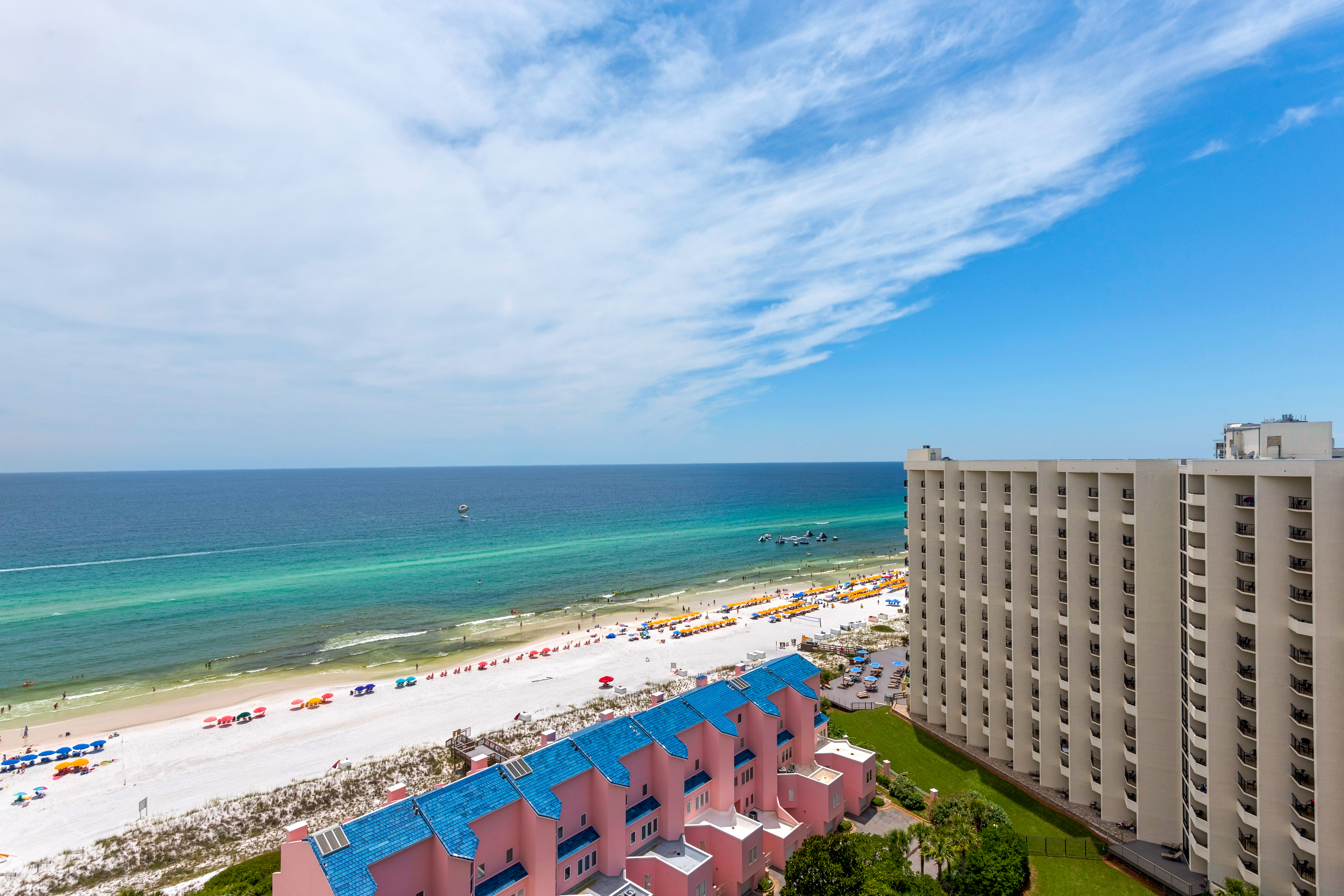 High-Floor Gulf-Front Condo with Balcony
