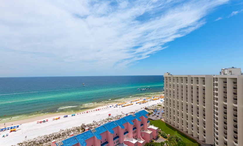 High-Floor Gulf-Front Condo with Balcony