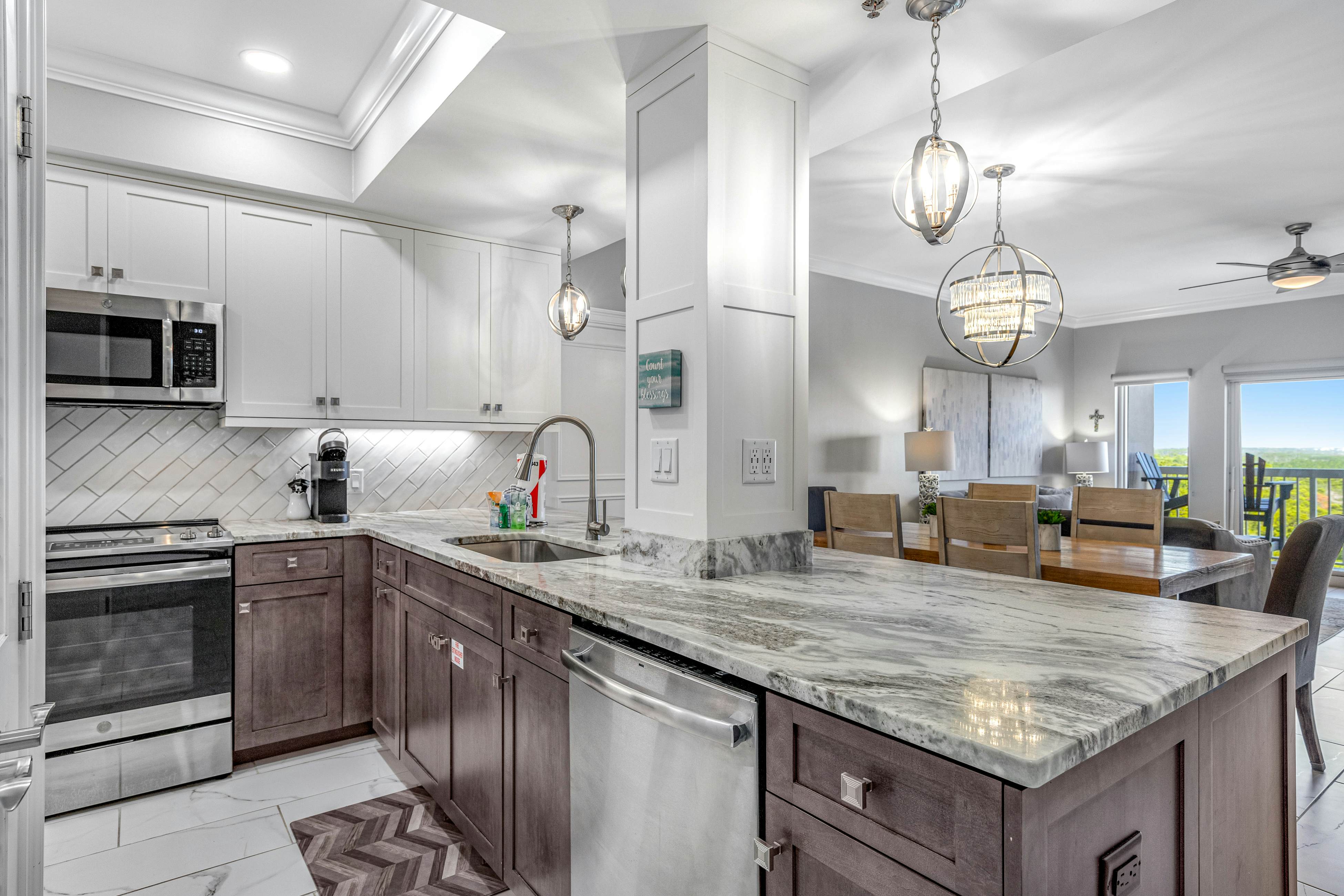 Condo with Shoreline Views and Resort Pools