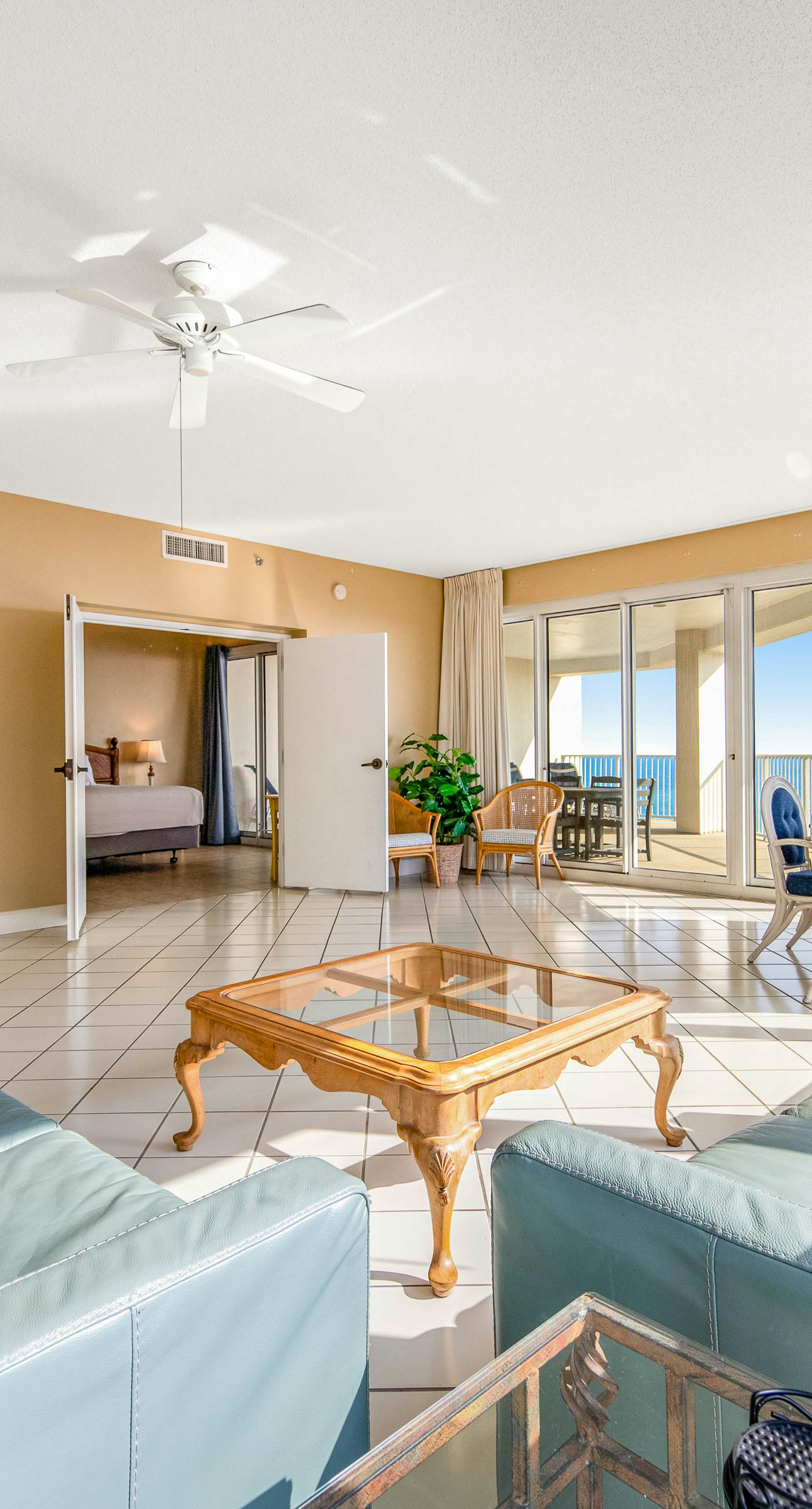 Bright Beachfront Condo with Pool and Balcony