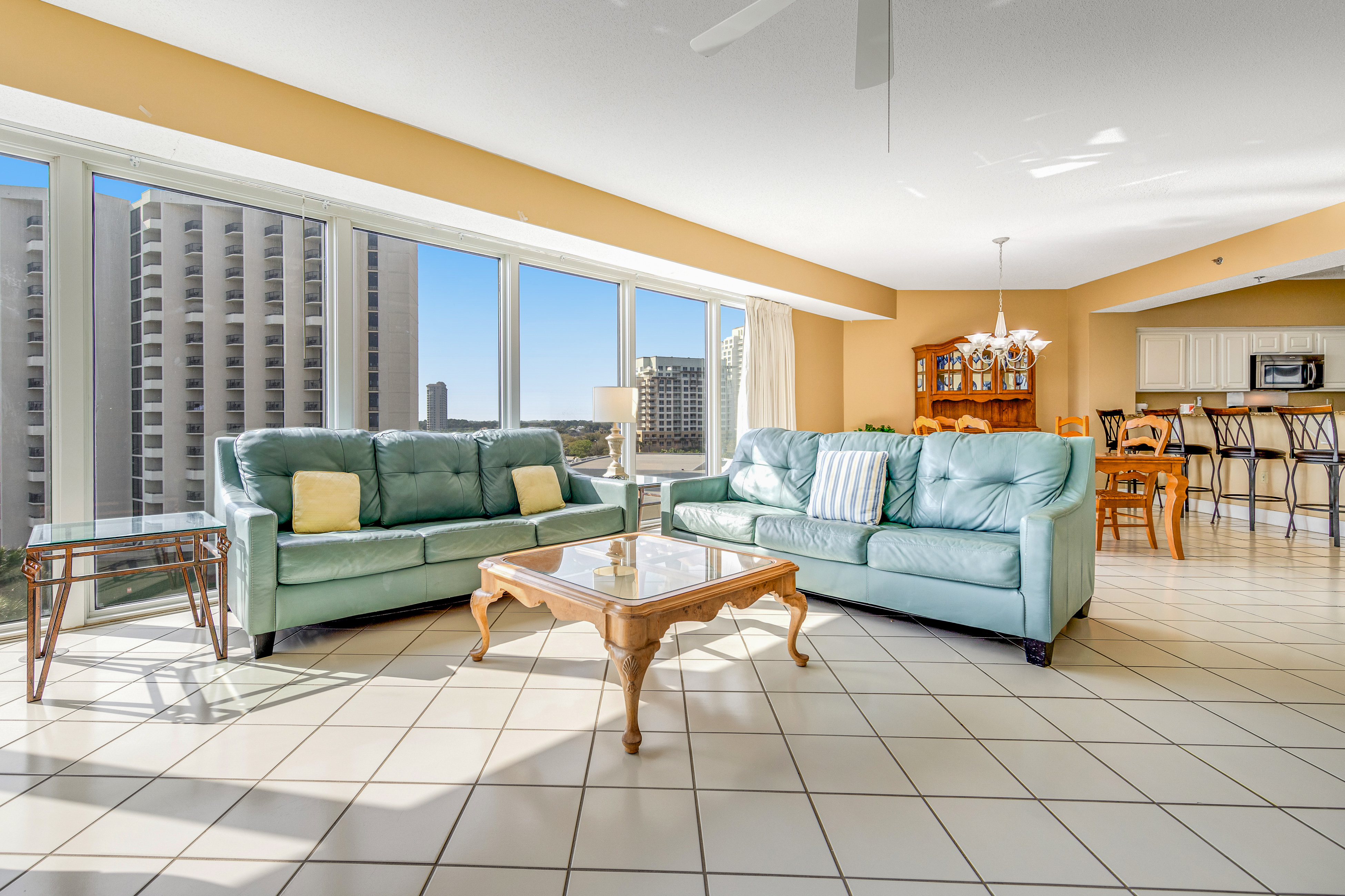 Bright Beachfront Condo with Pool and Balcony