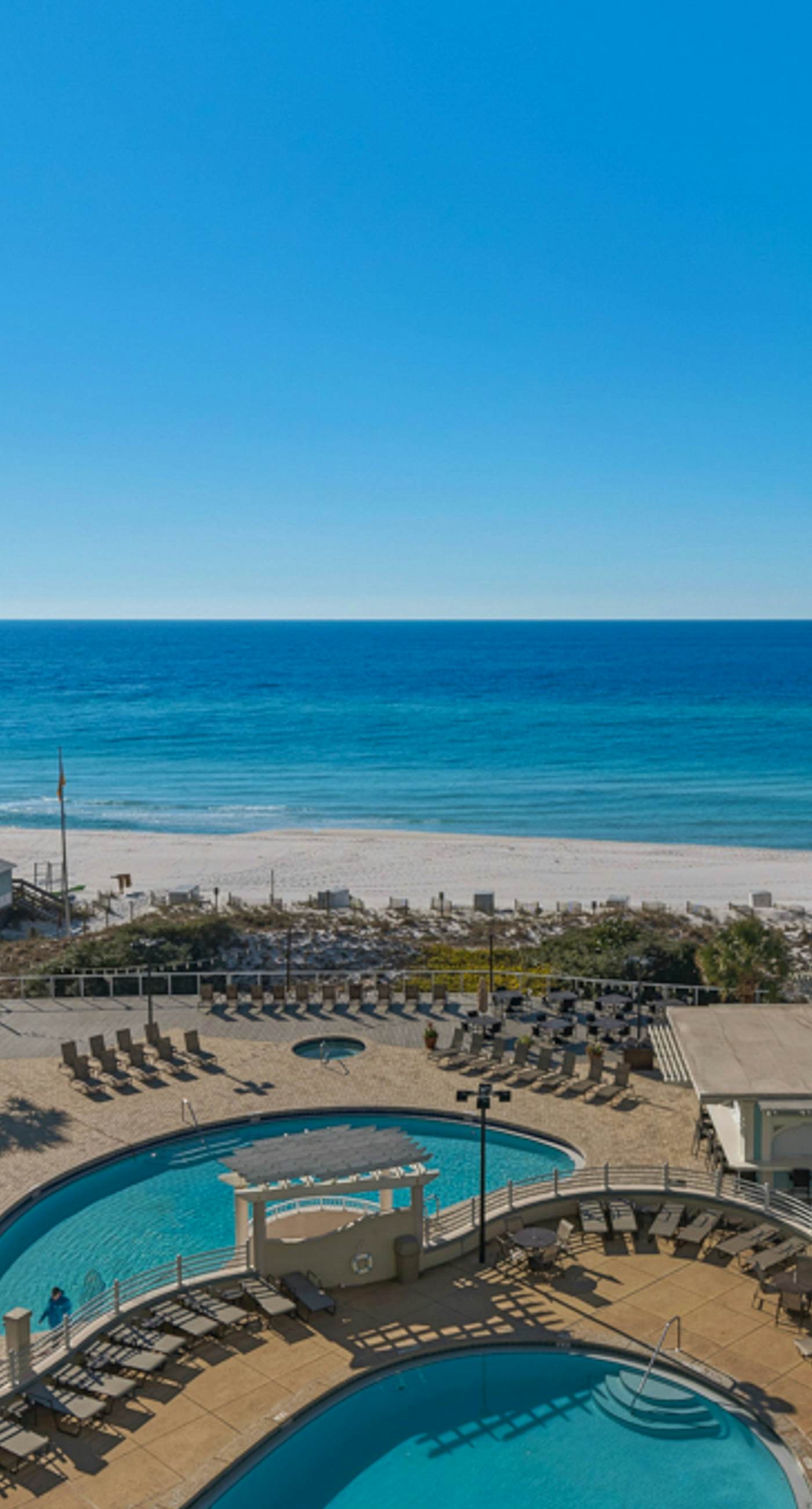 Bright Beachfront Condo with Pool and Balcony