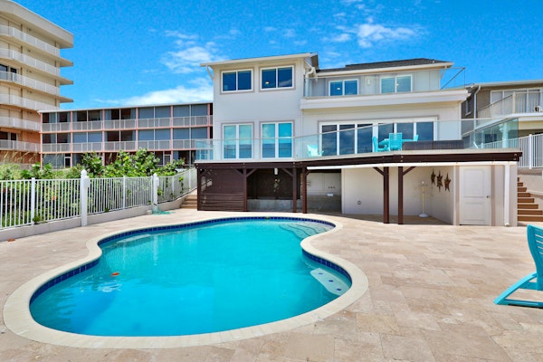 Beachfront Escape w/ Private Pool & Deck | Ocean Views & Beach Access