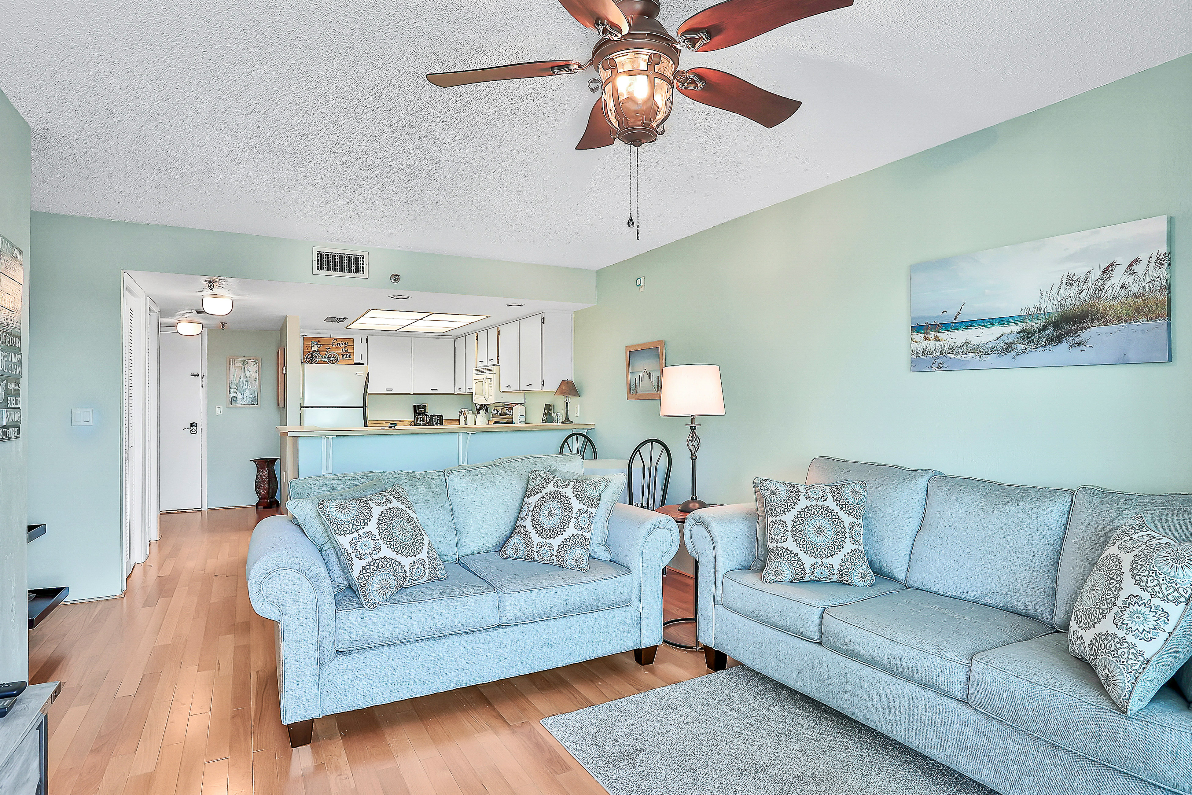 Oceanfront escape w/ 2 balconies & pool access – peaceful beach vibes