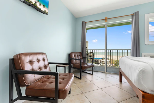Ocean View Hotel Room with Balcony- 2 Full Beds