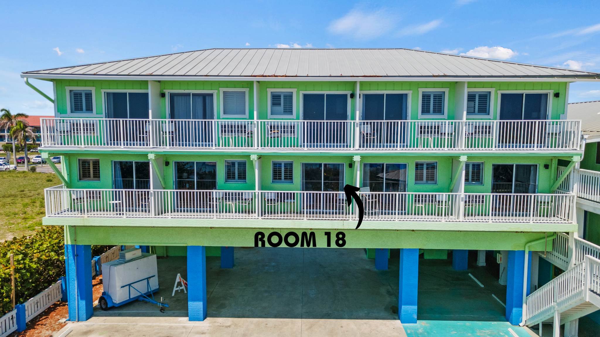 Oceanfront Inn Room #18- Ocean View Balcony, 2 Full Beds