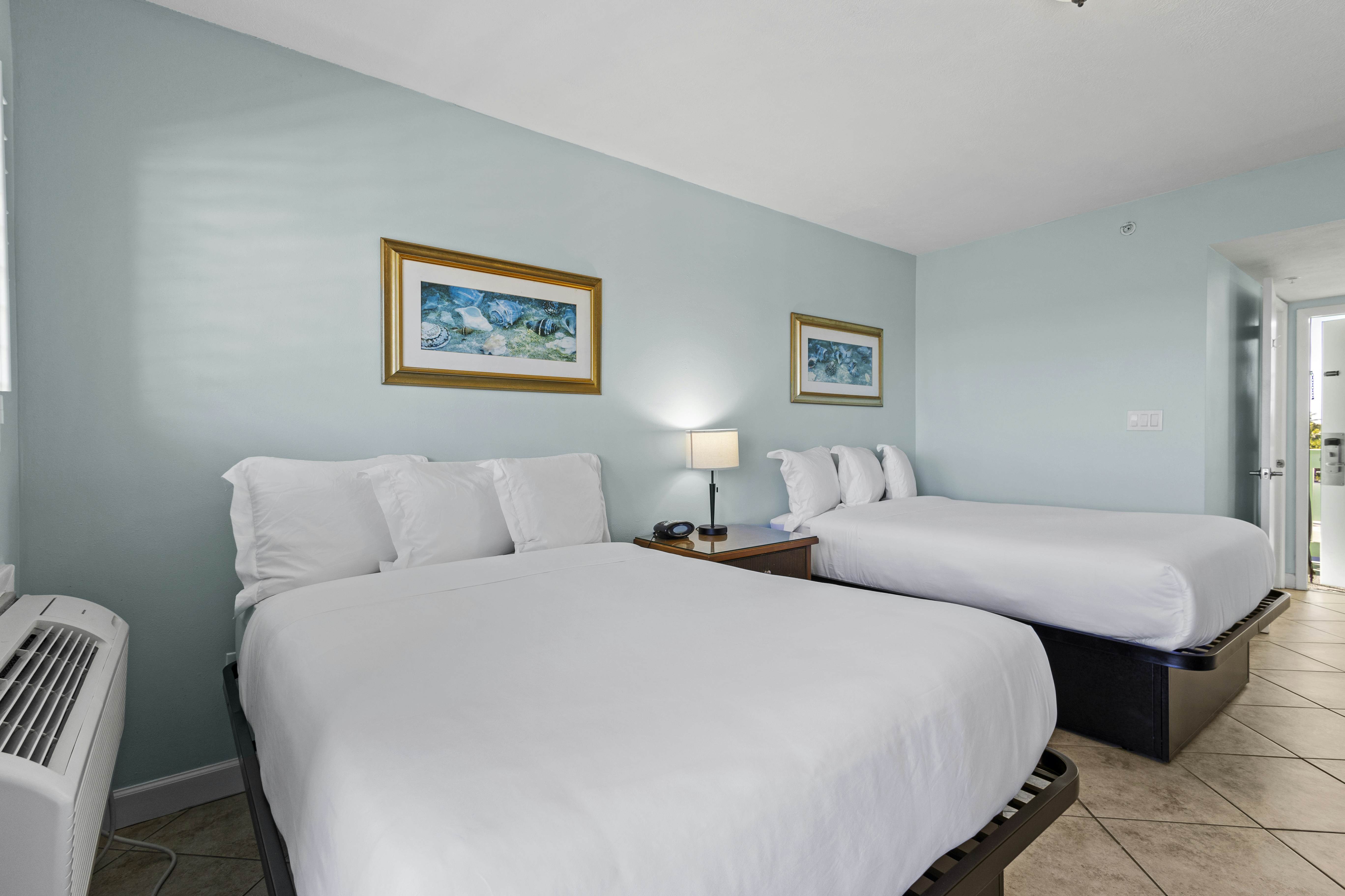 Oceanfront Inn Room #18- Ocean View Balcony, 2 Full Beds