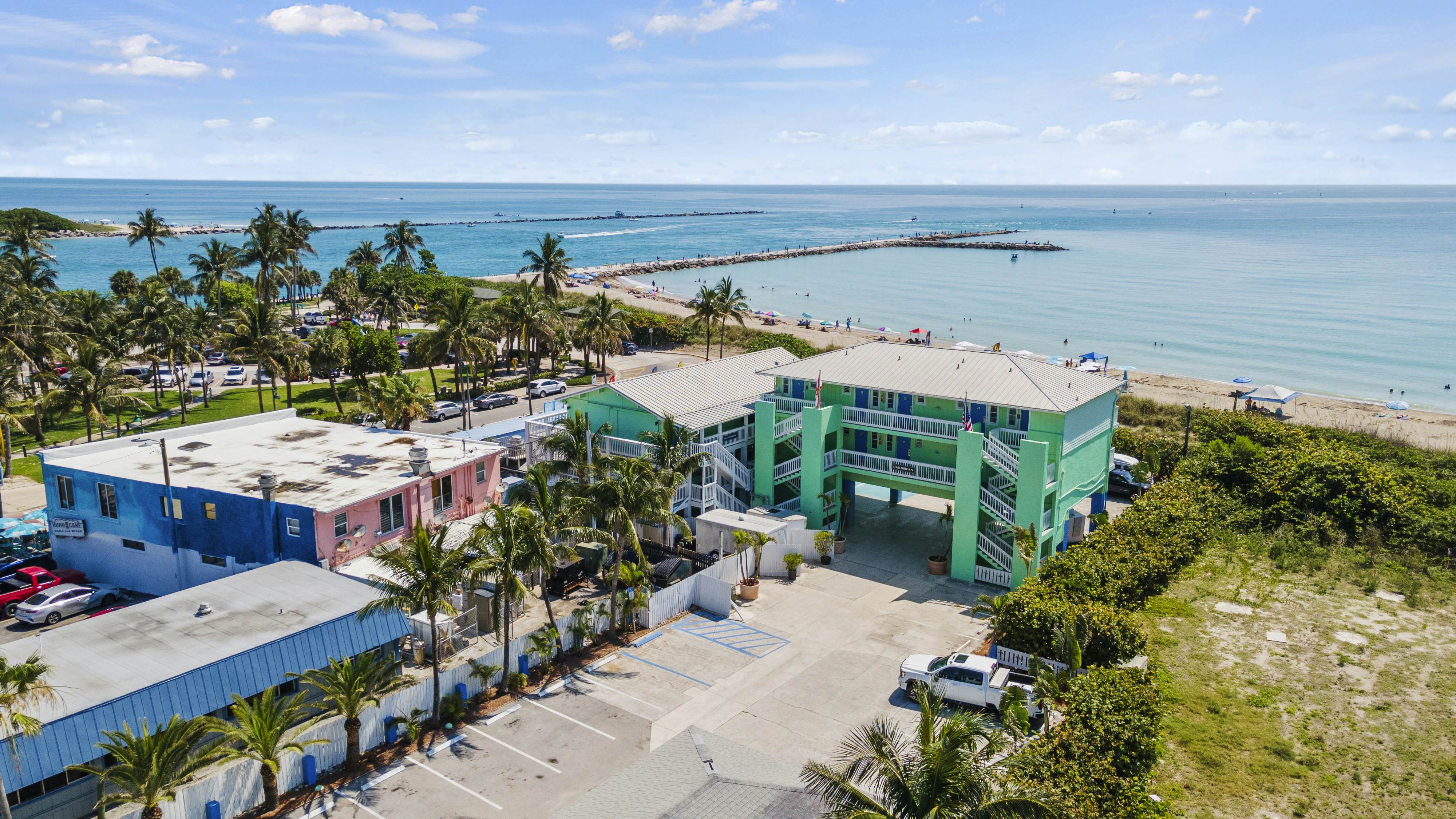 Oceanfront Inn Room #20- Ocean View Balcony, 2 Full Beds