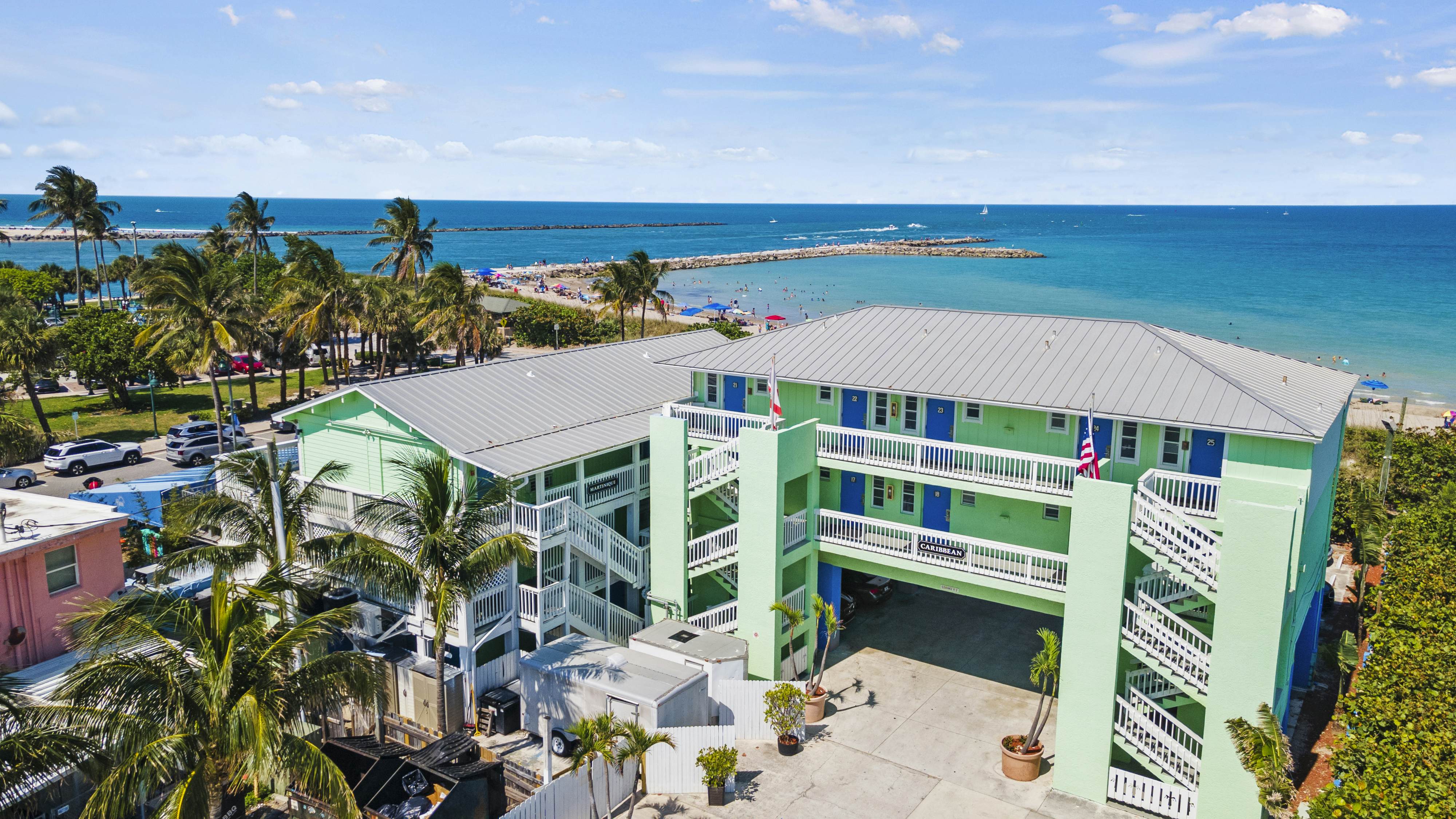 Oceanfront Inn Room #22- Ocean View Balcony, 2 Full Beds