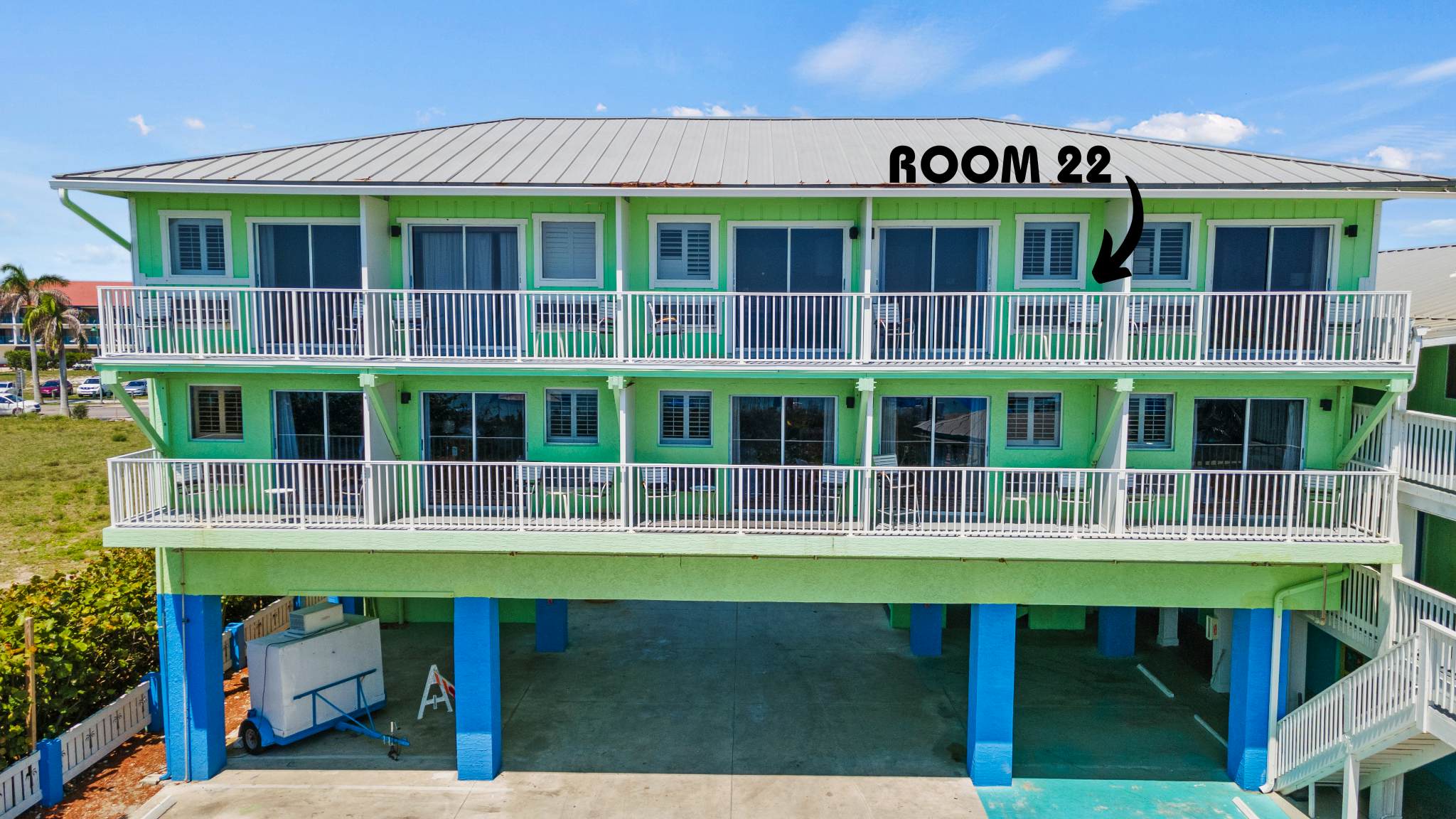 Oceanfront Inn Room #22- Ocean View Balcony, 2 Full Beds