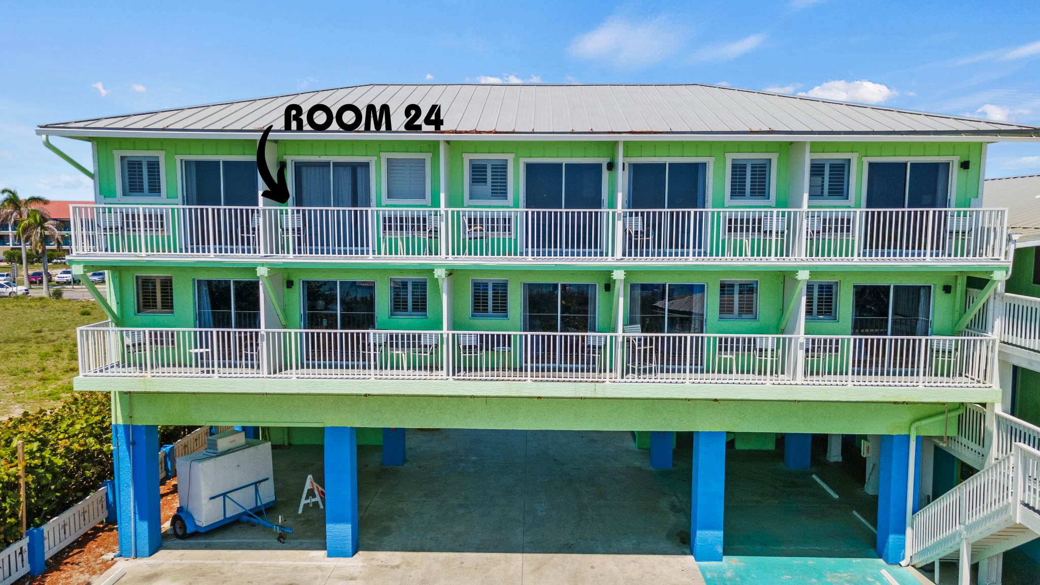 Oceanfront Inn Room #24- Ocean View Balcony, 2 Full Beds