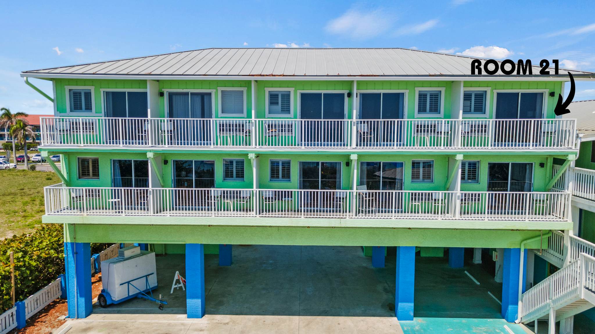 Oceanfront Inn Room #21- Ocean View Balcony, King Bed