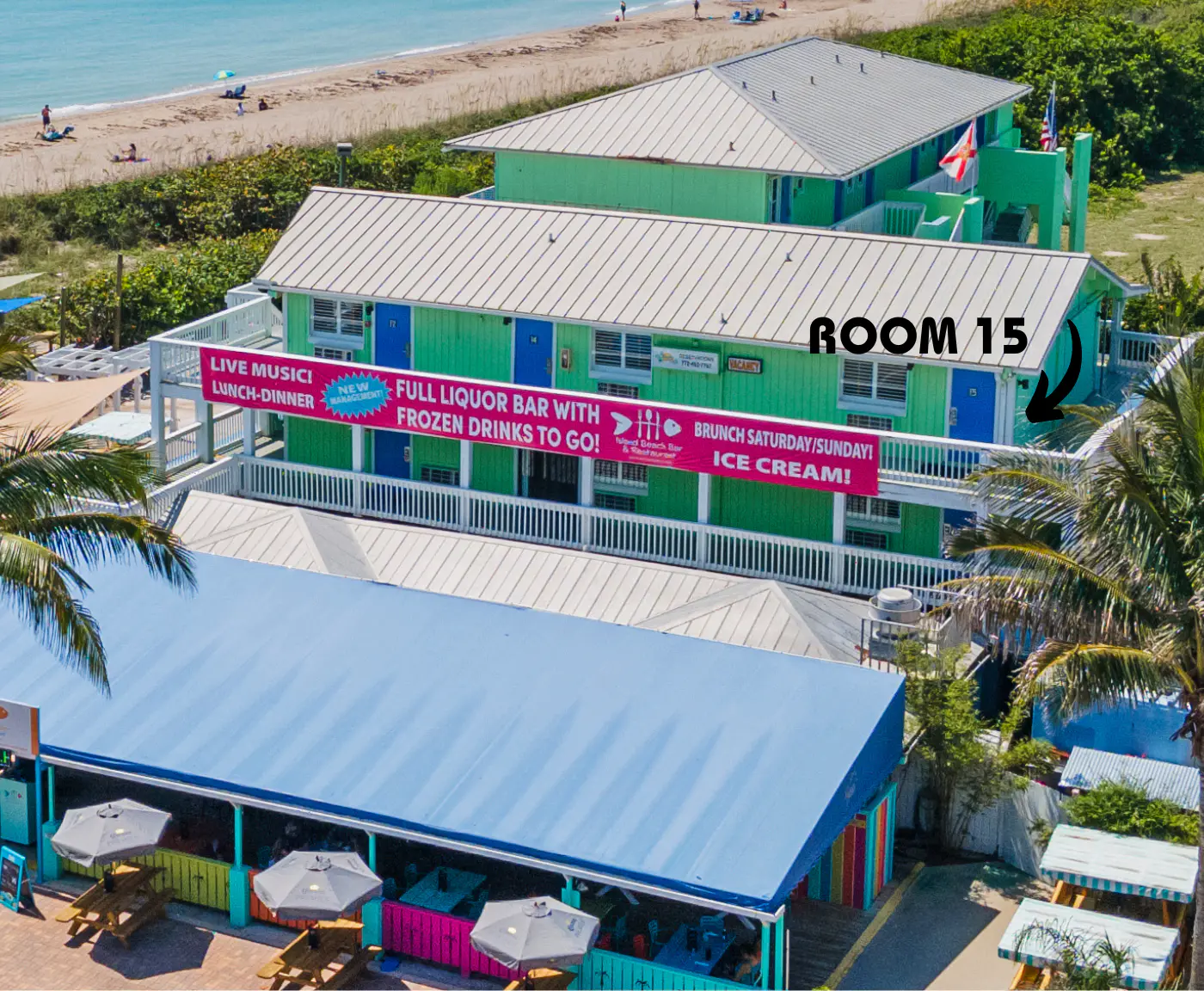 Oceanfront Inn Room #15- Inlet View- King Bed