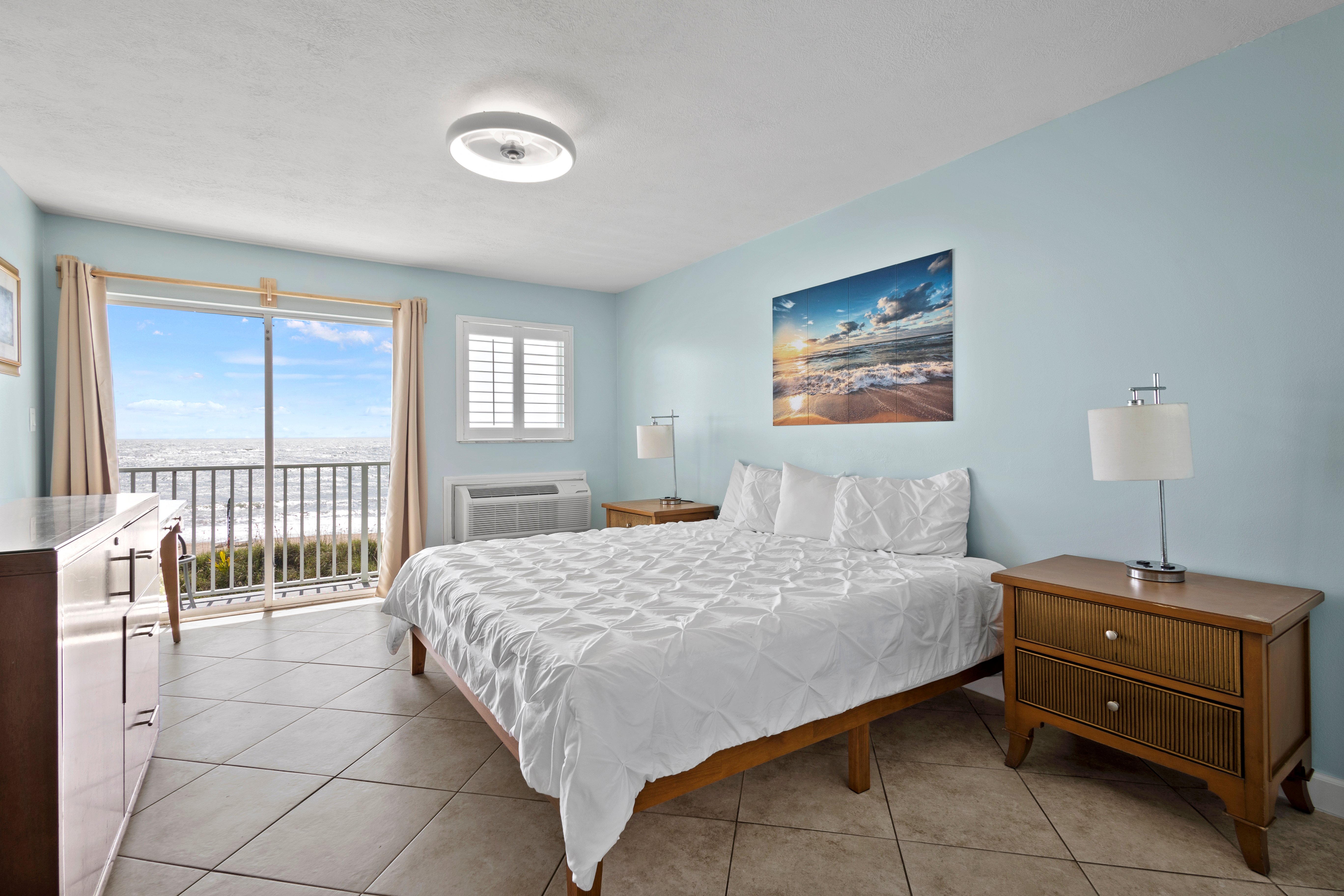 Oceanfront Inn Room #23 - Ocean View Balcony, King Bed