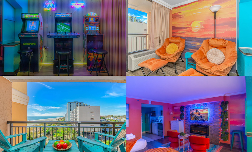 Stunning Double Queen Suite With LED Fireplace! Caravelle 610