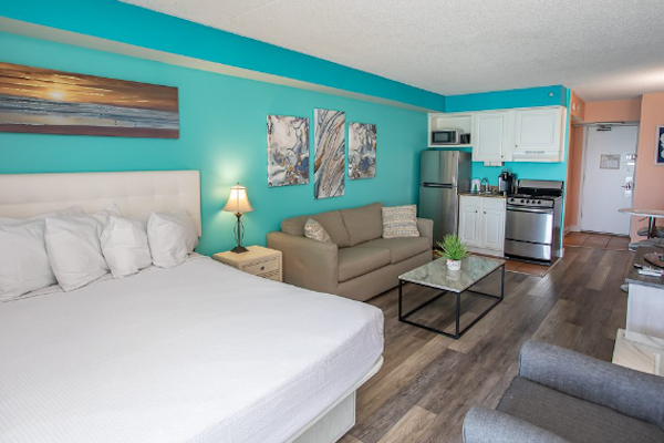Direct Oceanfront Sea Mist Resort 21105-1 Queen Bed and 1 Sleeper Sofa!