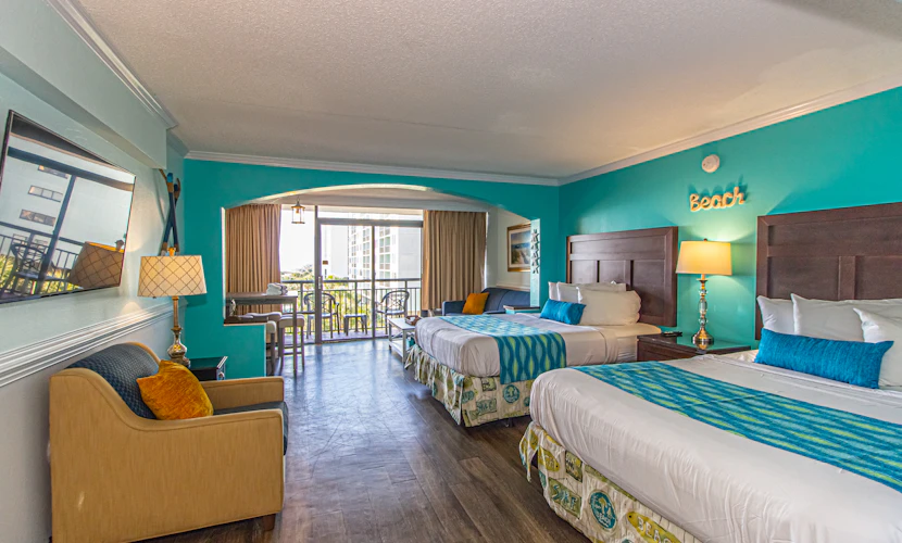 Oversized Ocean View Queen Suite - Caravelle Resort 410 - Sleeps 4 Guests!