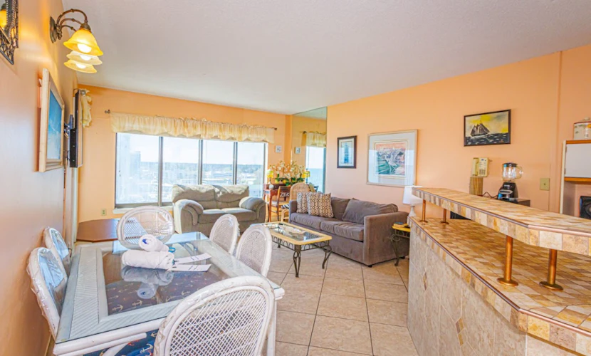 Oceanview 1 Bedroom Condo - Spacious with Awesome Views! Palace Resort 1009 - Sleeps 4 guests