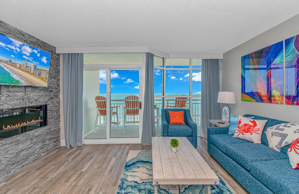 Stunning LED Fireplaces! Newly Renovated Oceanfront Condo with Incredible Views! Carolinian 931
