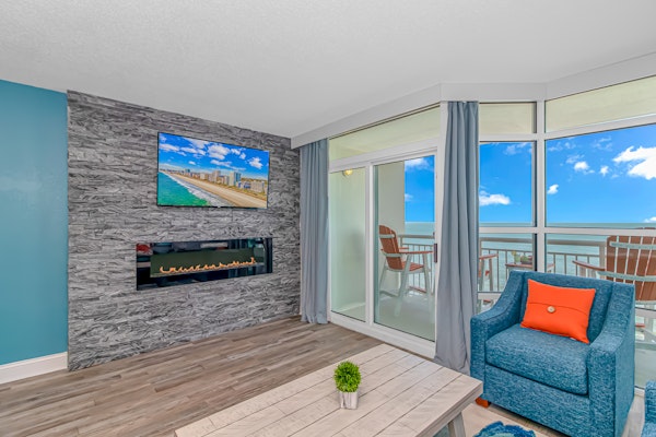 Stunning LED Fireplaces! Newly Renovated Oceanfront Condo with Incredible Views! Carolinian 931
